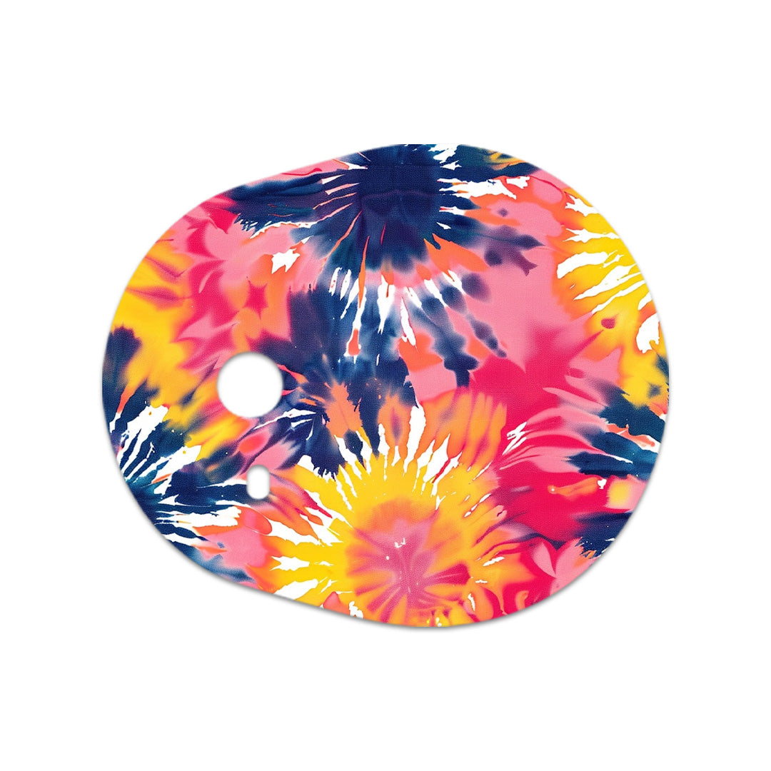 Summer Tie Dye Sticker Designed for the DEXCOM G7 and Stelo Transmitter
