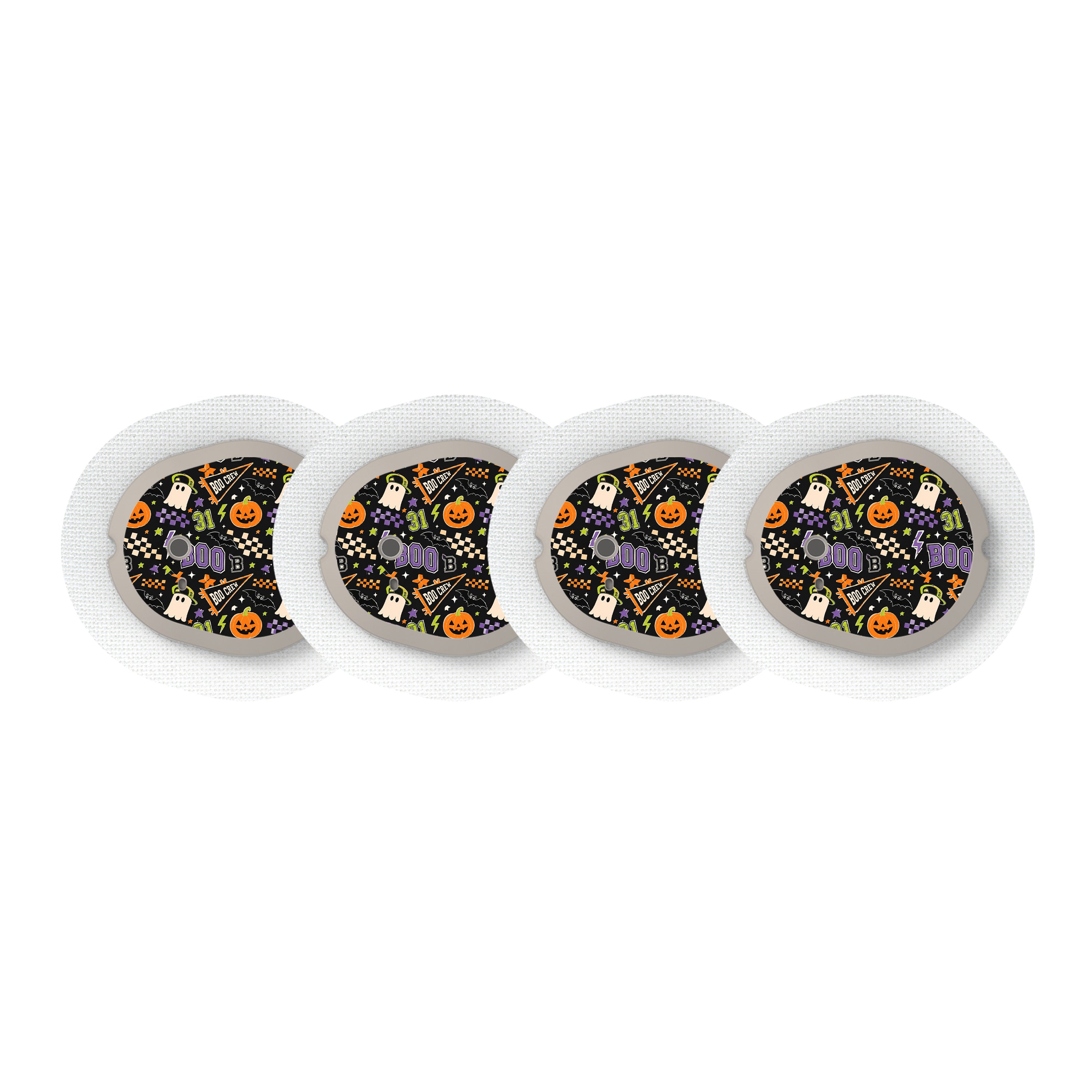 Boo Crew Varsity Dexcom G7 and Stelo Transmitter Sticker - Pump Peelz