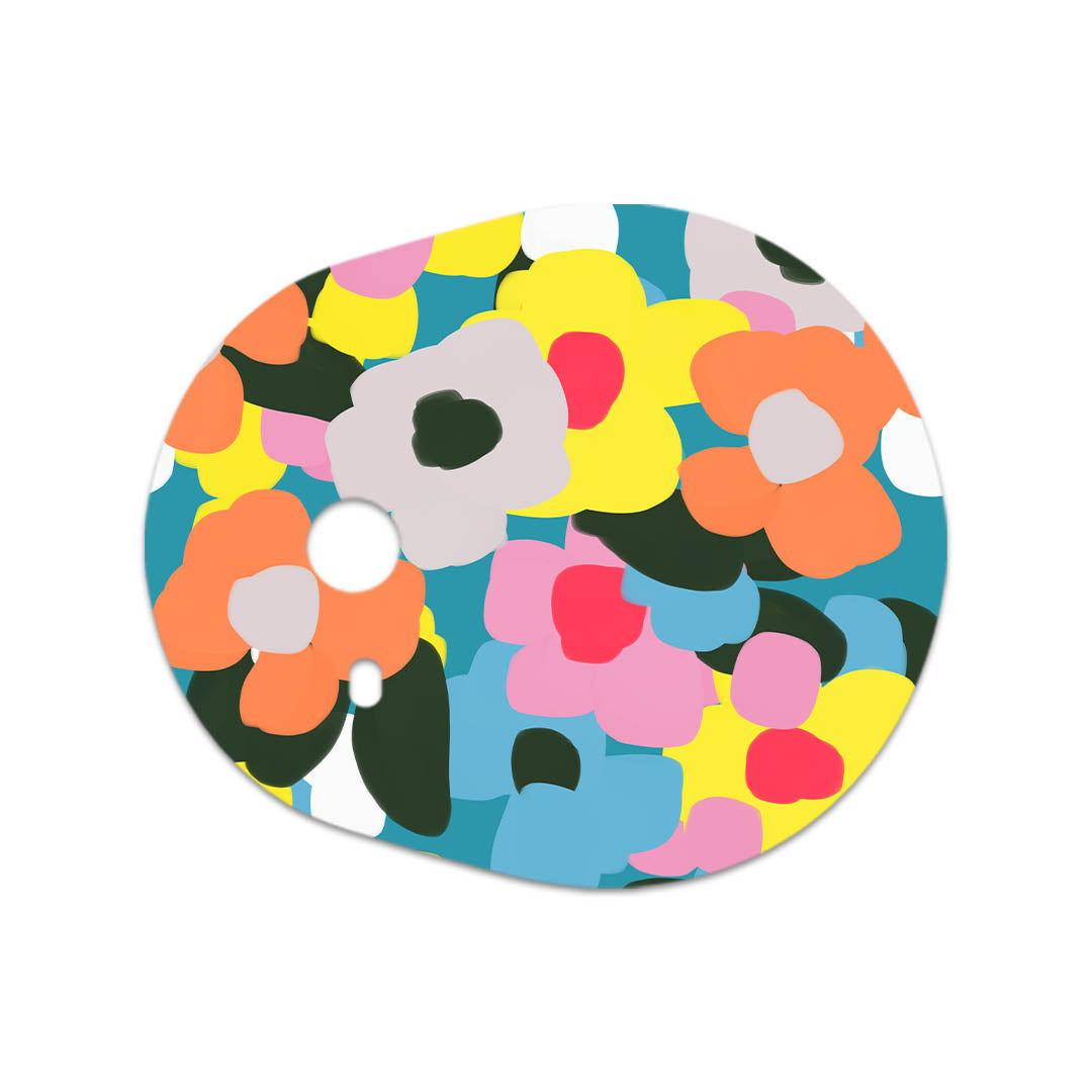 Vibrant Spring Dexcom G7 and Stelo Transmitter Sticker - Pump Peelz