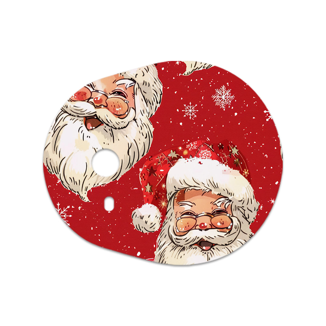 Jolly Old Saint Nick Dexcom G7 and Stelo Transmitter Sticker - Pump Peelz