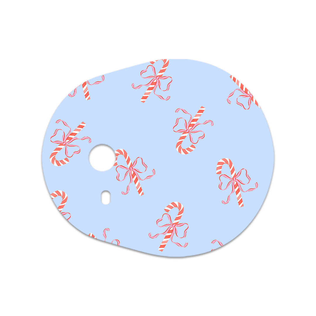 Candy Cane Lane Dexcom G7 and Stelo Transmitter Sticker - Pump Peelz