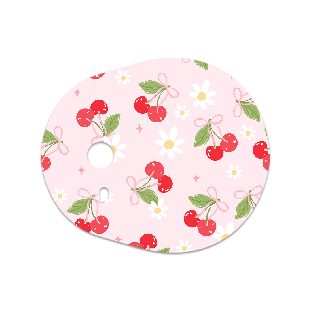 Cherry Coquette Dexcom G7 and Stelo Transmitter Sticker - Pump Peelz