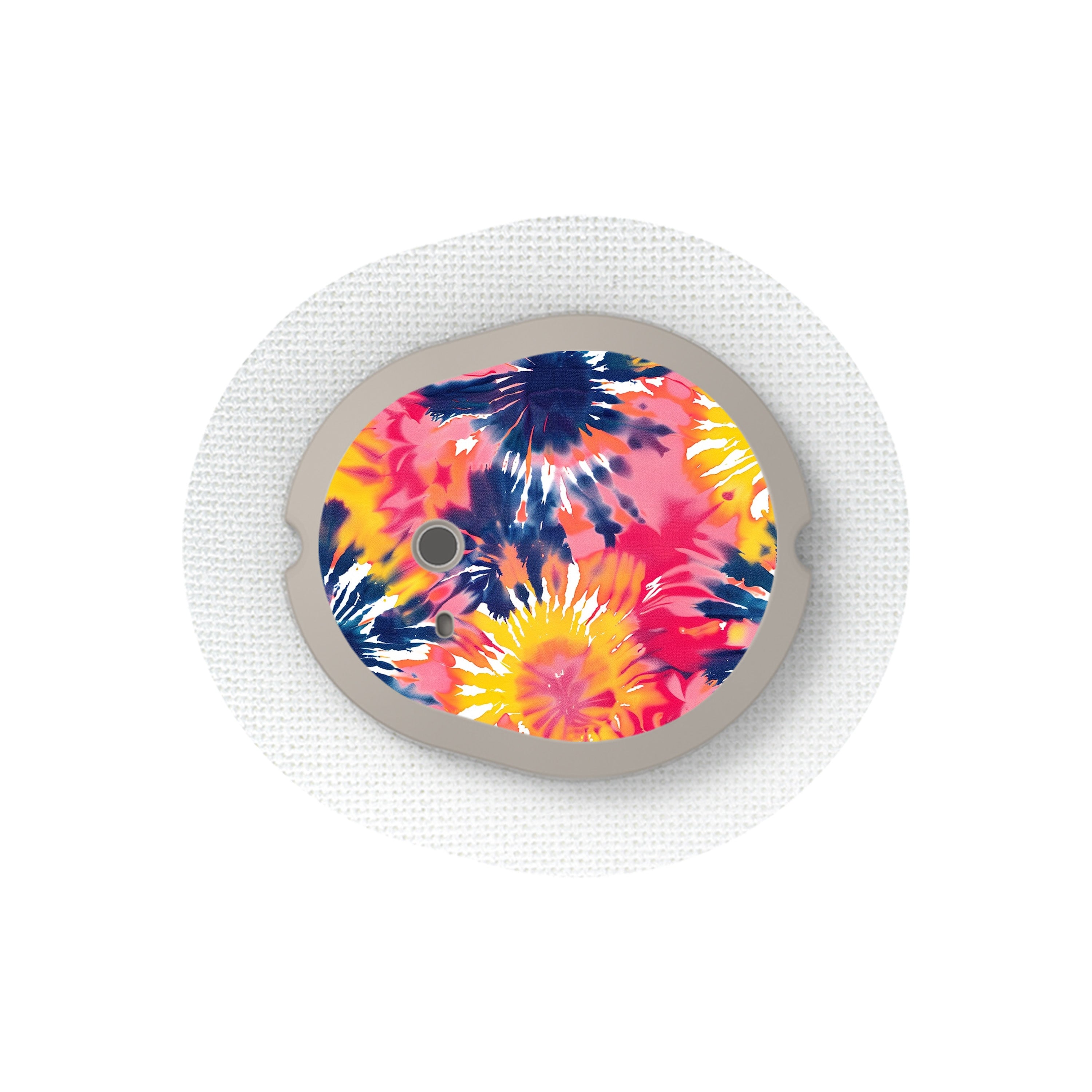 Summer Tie Dye Sticker Designed for the DEXCOM G7 and Stelo Transmitter