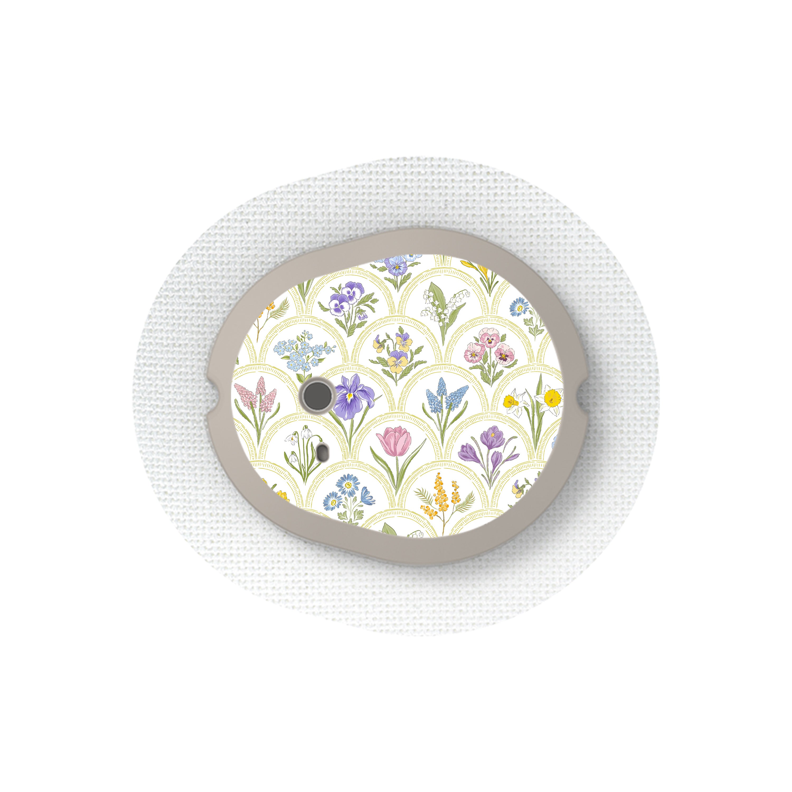 Garden Arches Sticker Designed for the DEXCOM G7 and Stelo Transmitter