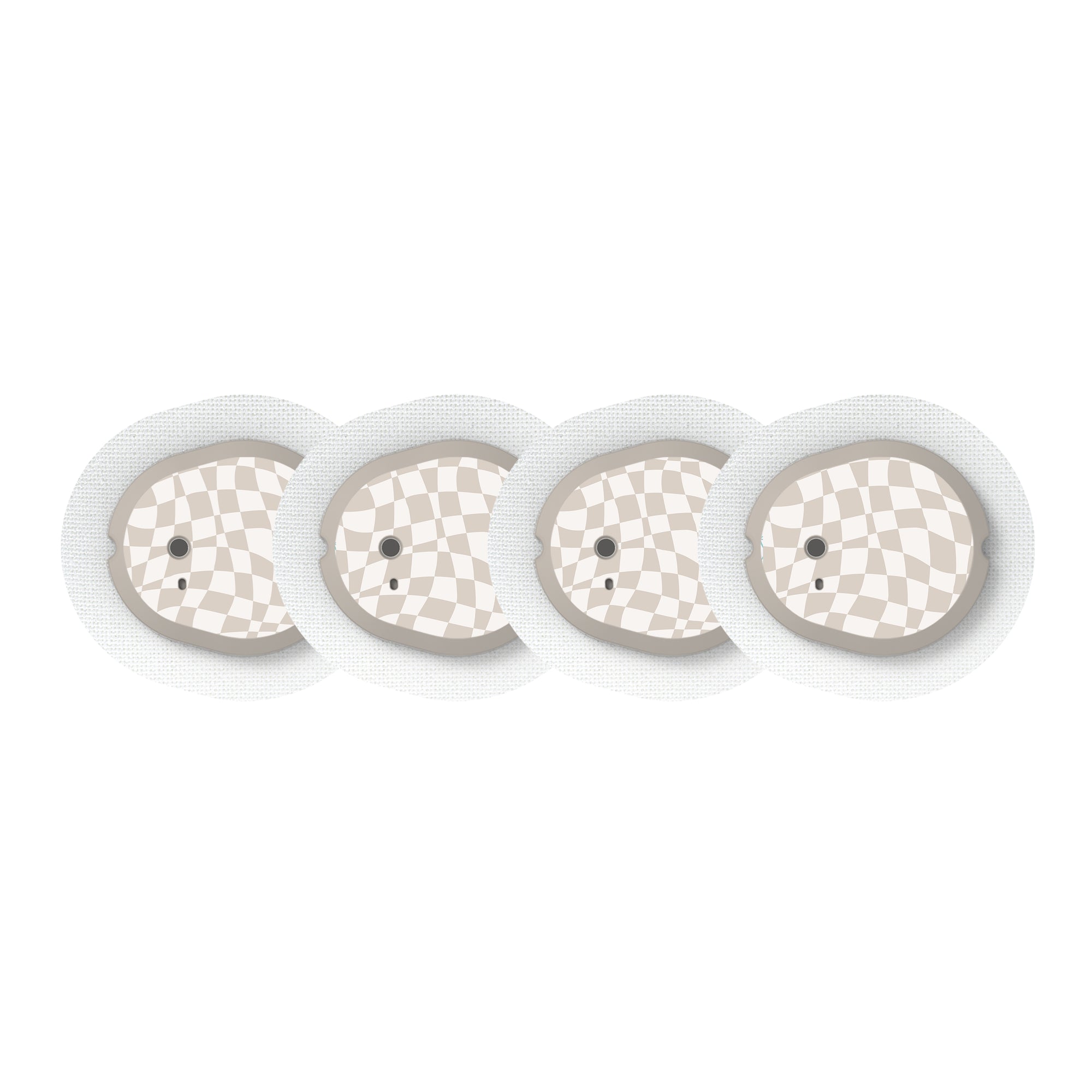 Creamy Check Dexcom G7 and Stelo Transmitter Sticker - Pump Peelz