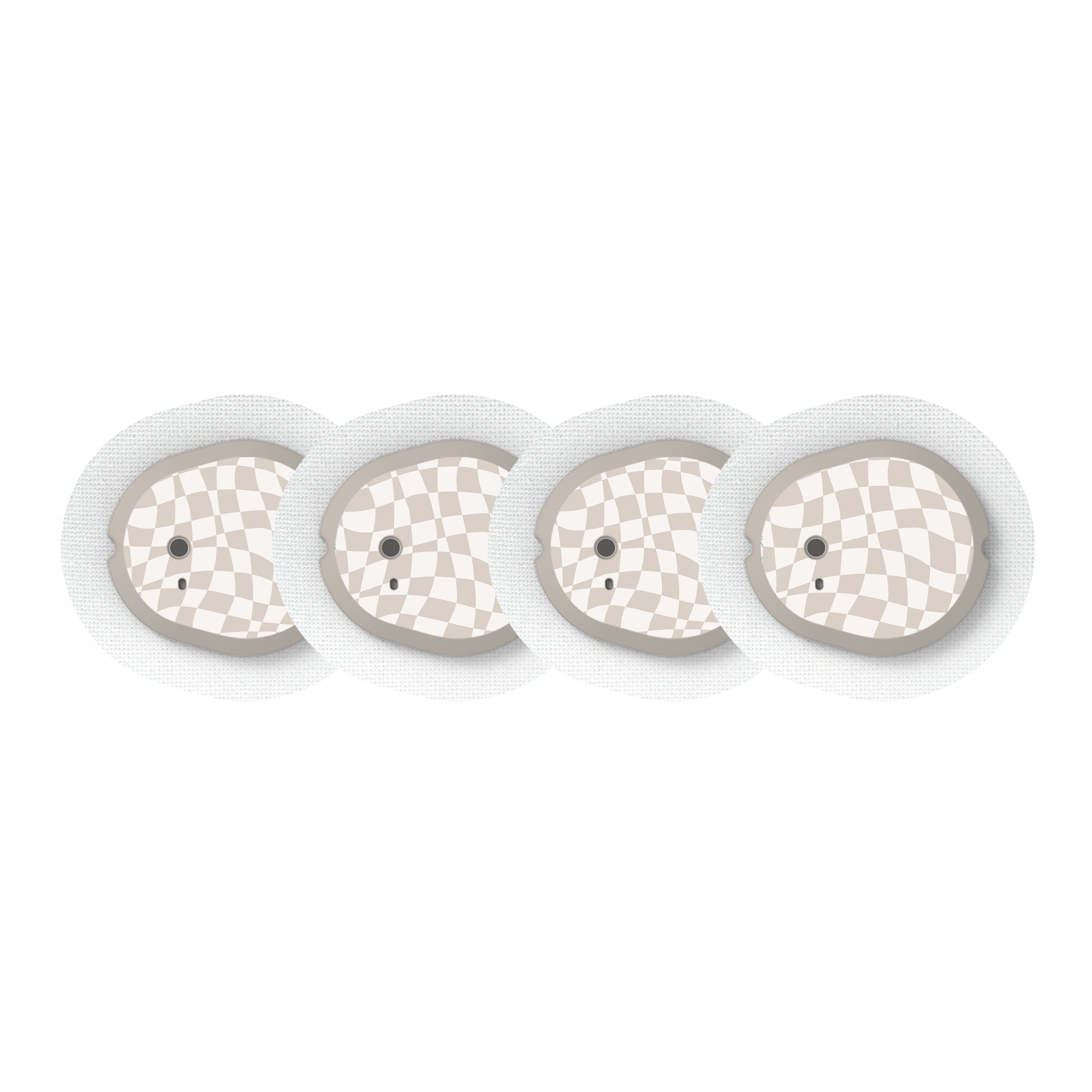 Creamy Check Dexcom G7 and Stelo Transmitter Sticker - Pump Peelz