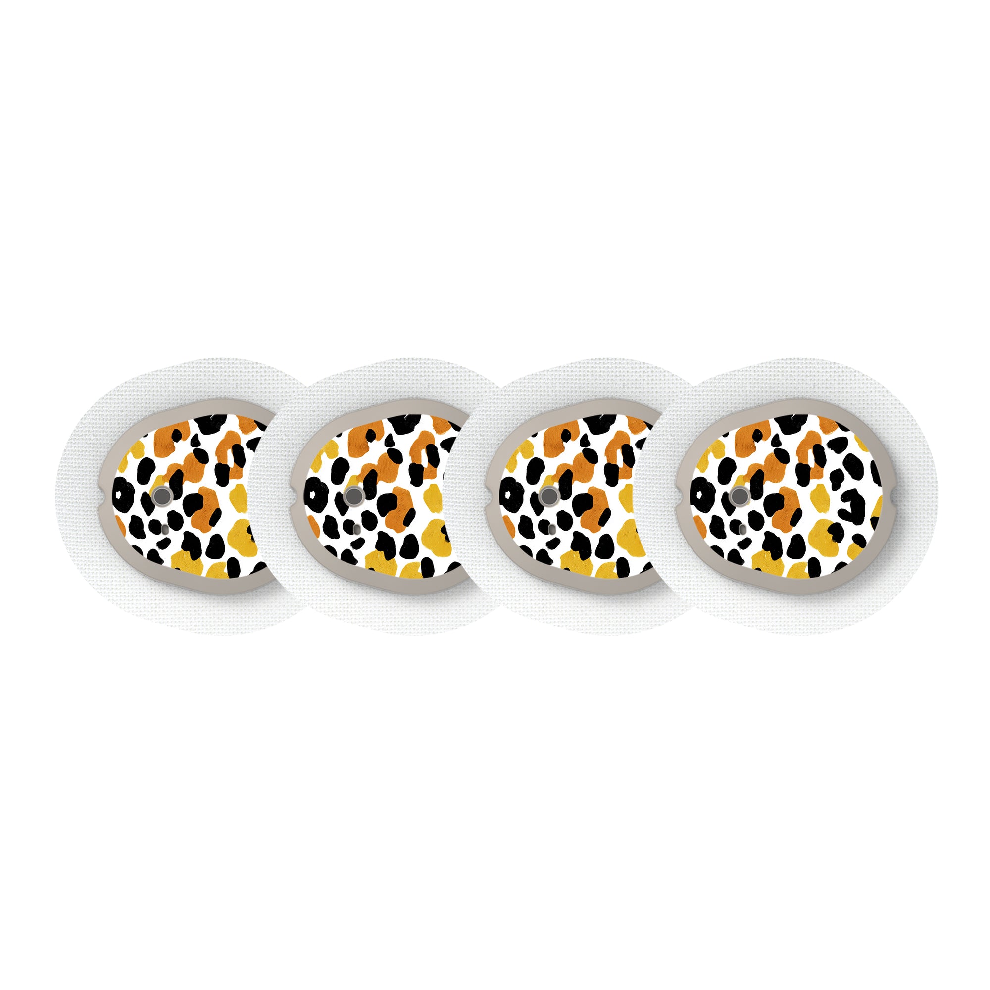 Golden Leopard Dexcom G7 and Stelo Transmitter Sticker - Pump Peelz