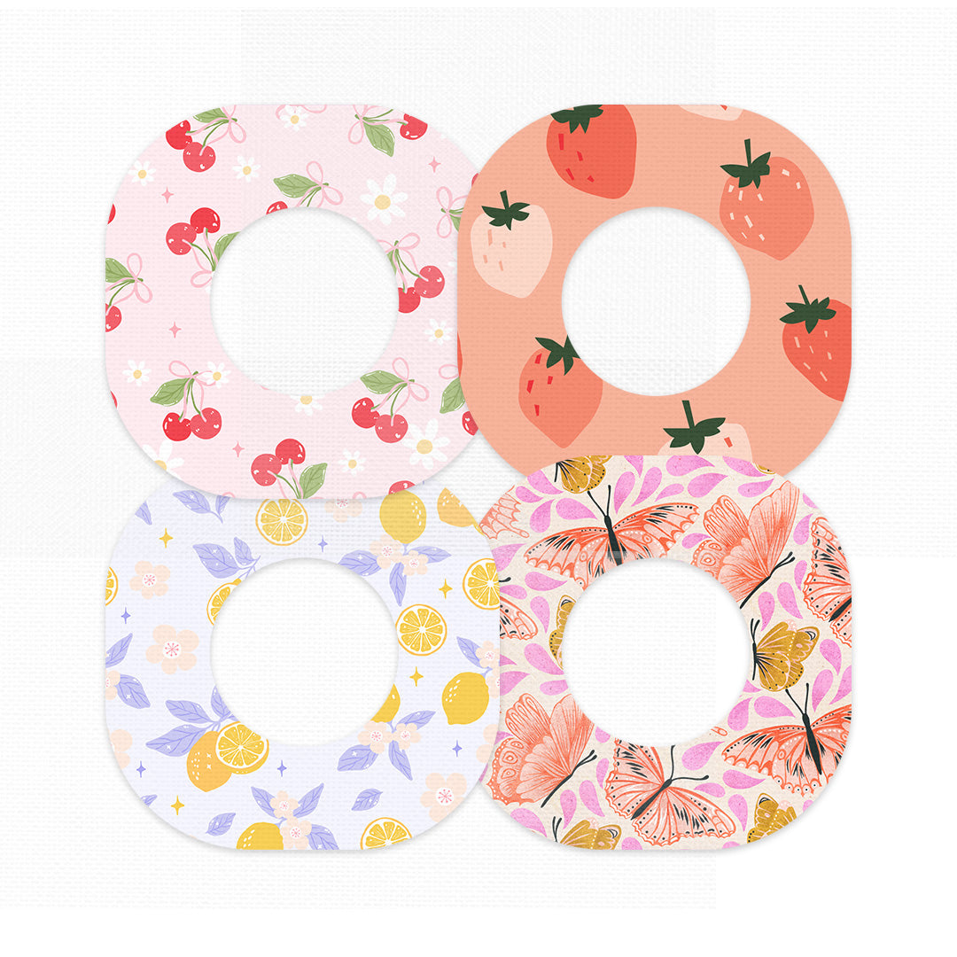Coquette Cuties Patch Variety Dexcom G7 and Stelo Patch Tape - Pump Peelz