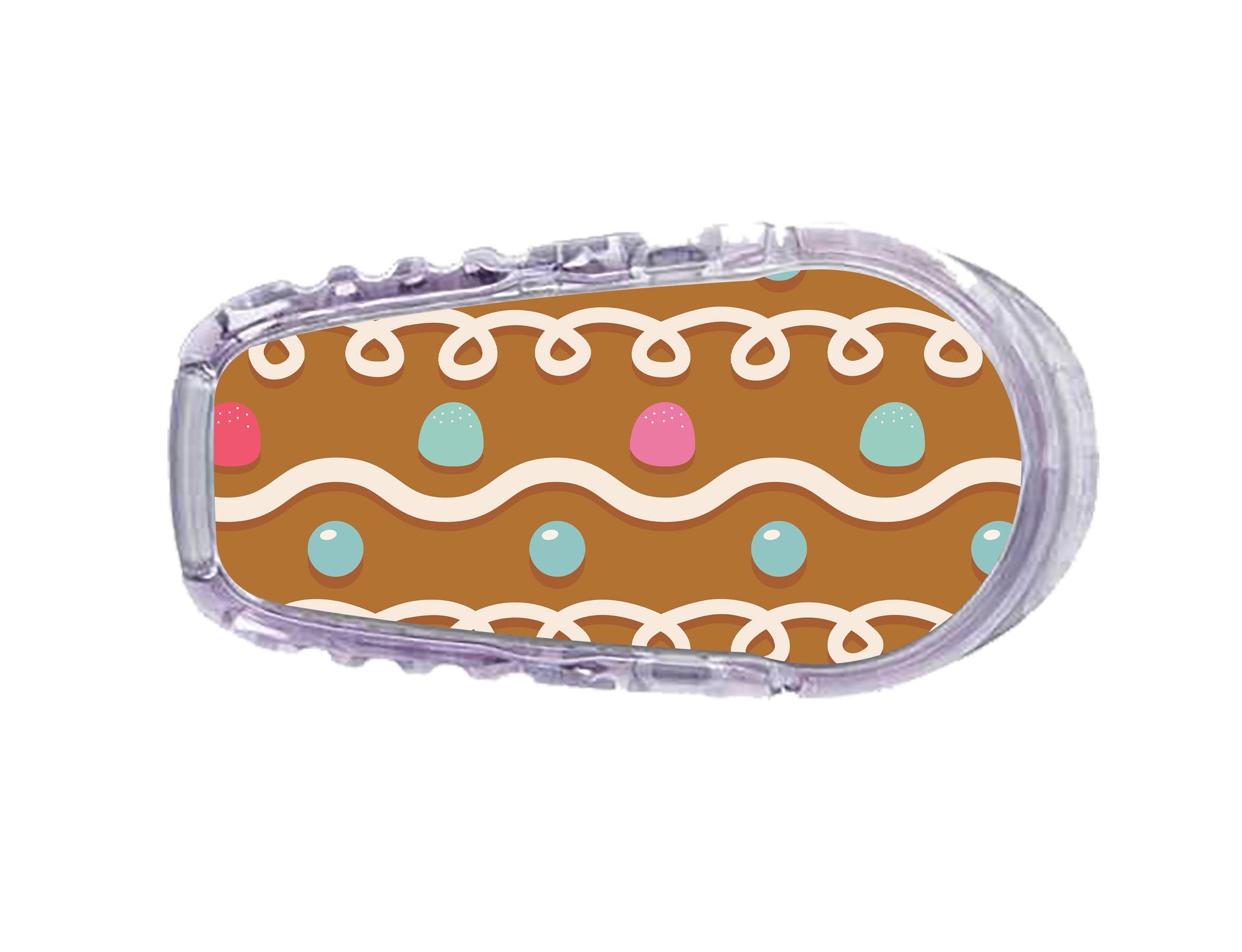 Gingerbread Dexcom G6 Transmitter Sticker-Pump Peelz