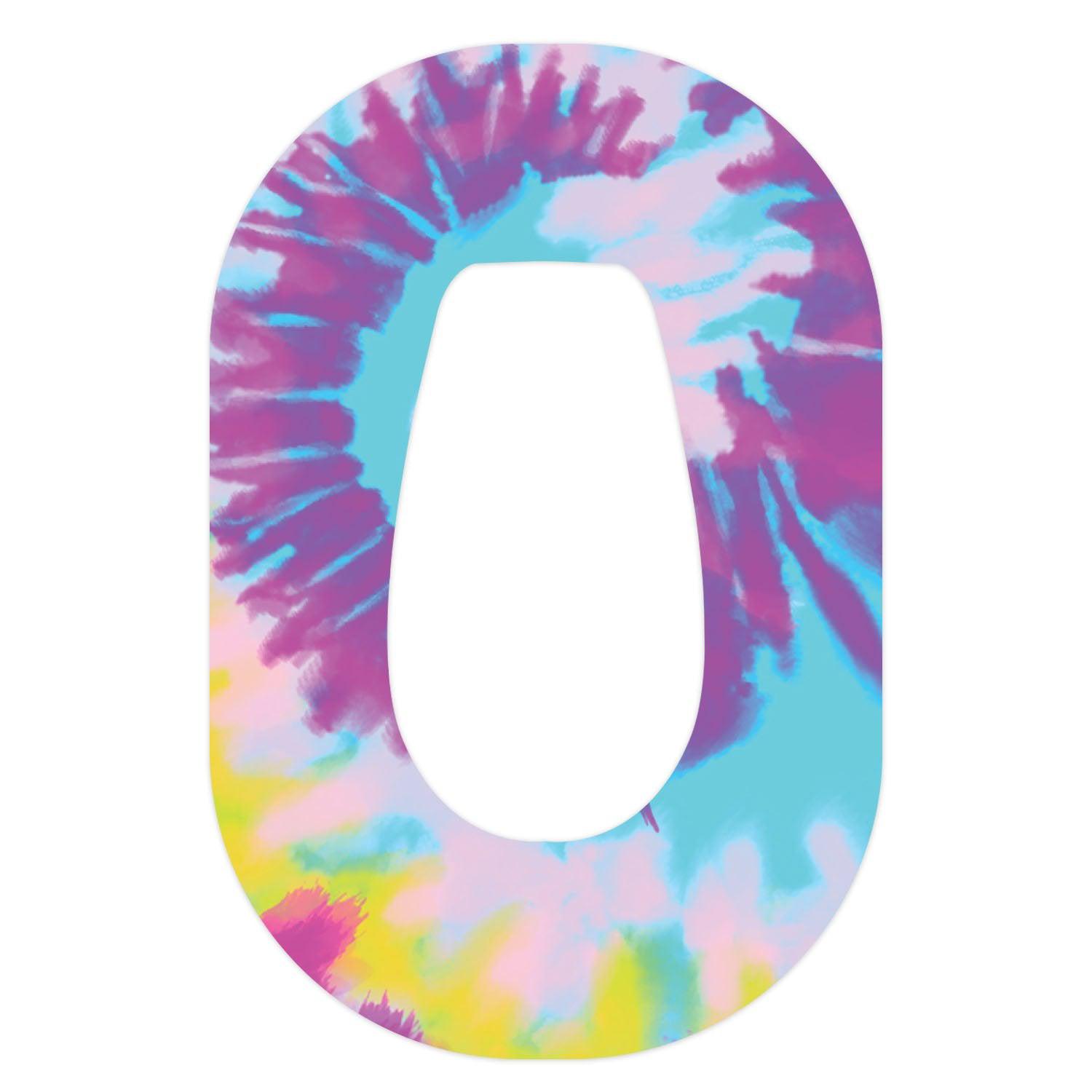 Groovy Tie-Dye Patch+ Tape Designed for the DEXCOM G6 - Pump Peelz