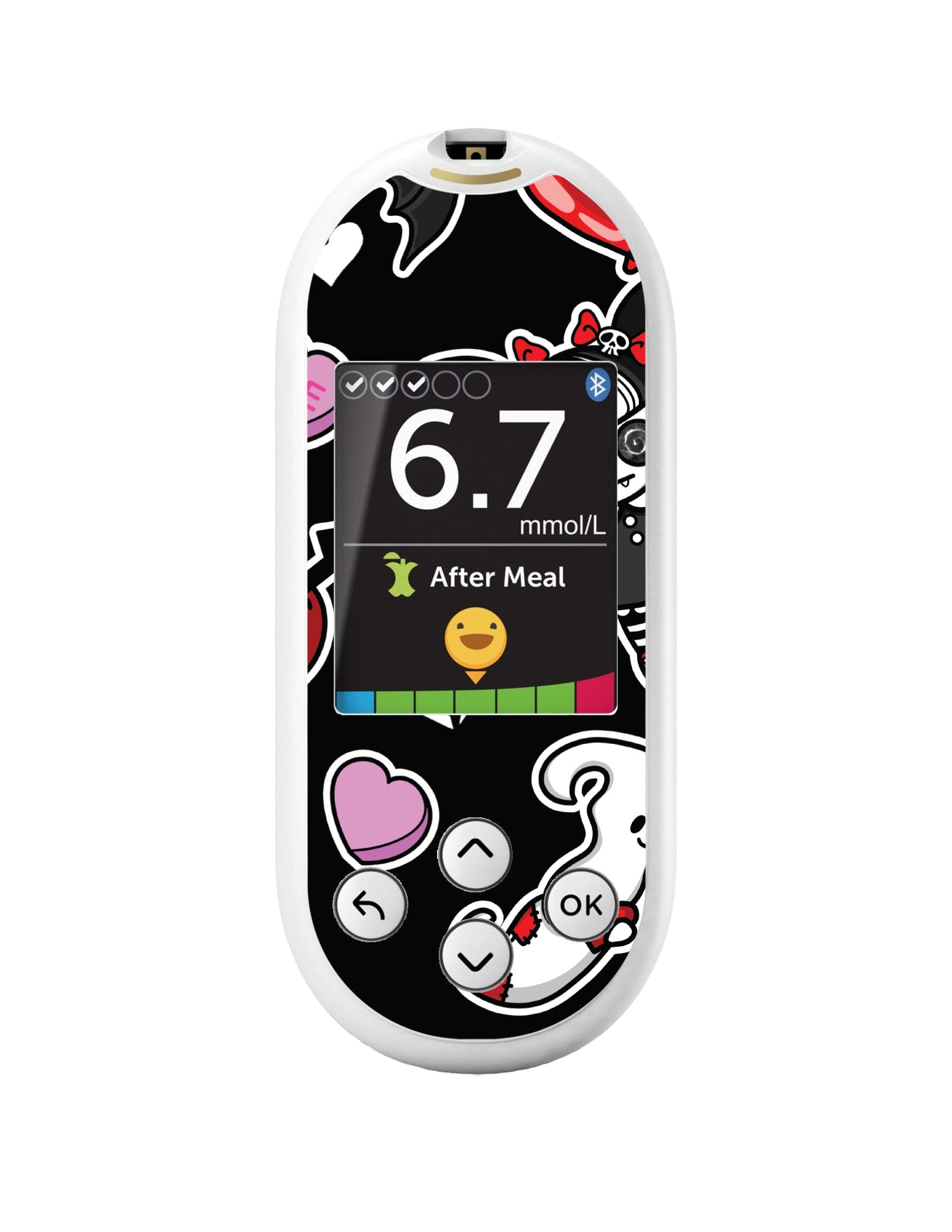 Halloween Valentine for OneTouch Verio Reflect Glucometer-Pump Peelz