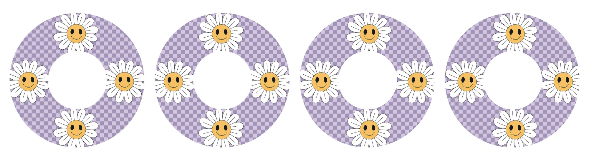 Hippie Halloween Patch Tape Designed for the FreeStyle Libre 2-Pump Peelz