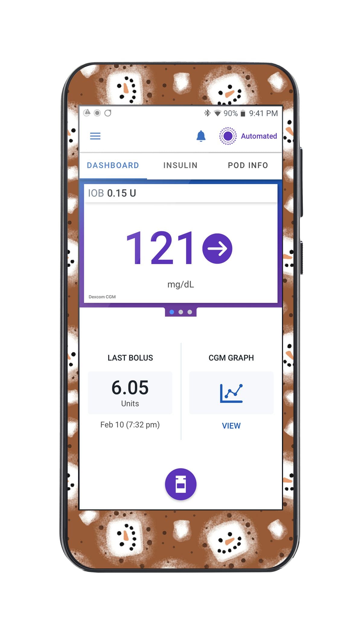 Hot Cocoa Omnipod 5™-Pump Peelz