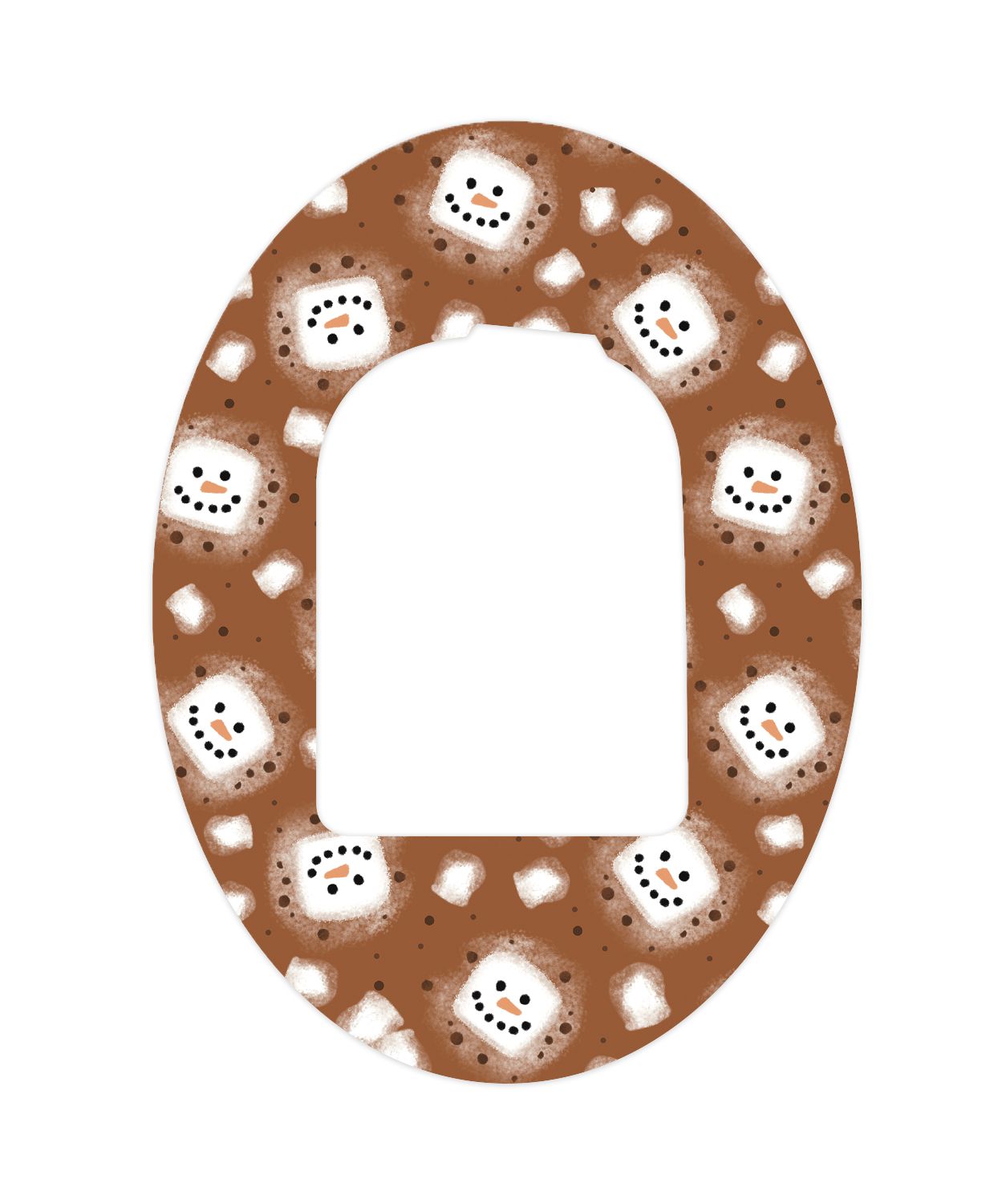 Hot Cocoa Patch Omnipod Tape-Pump Peelz