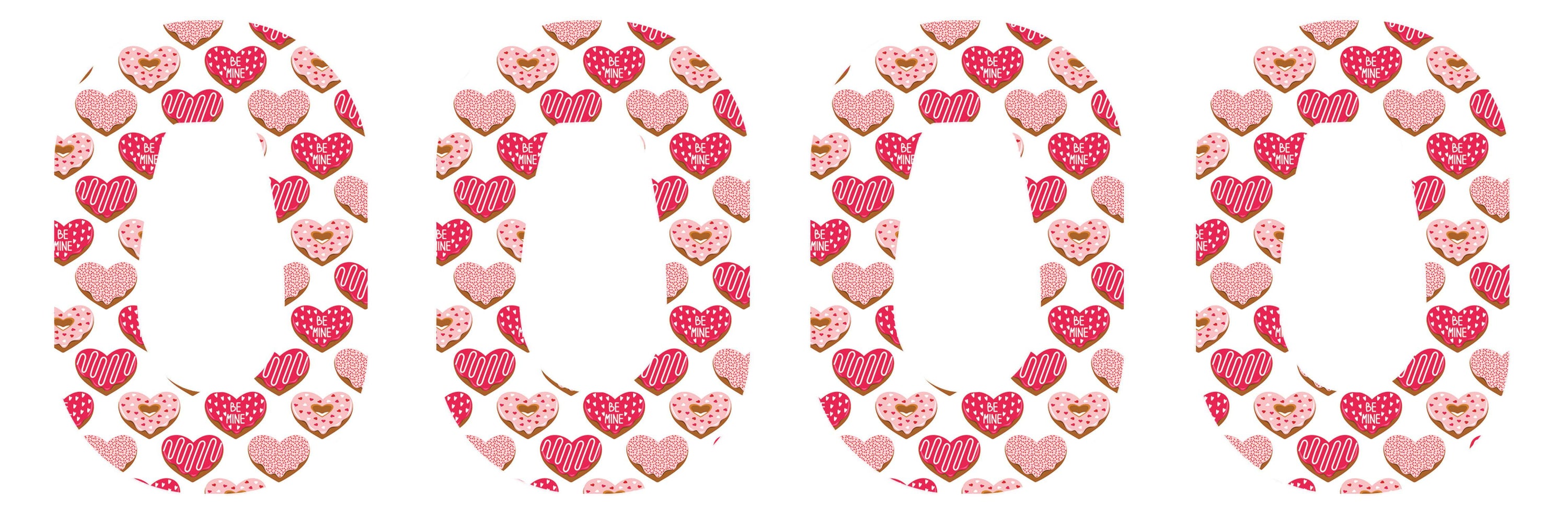 I Heart Donuts Patch+ Tape Designed for the DEXCOM G6 - Pump Peelz