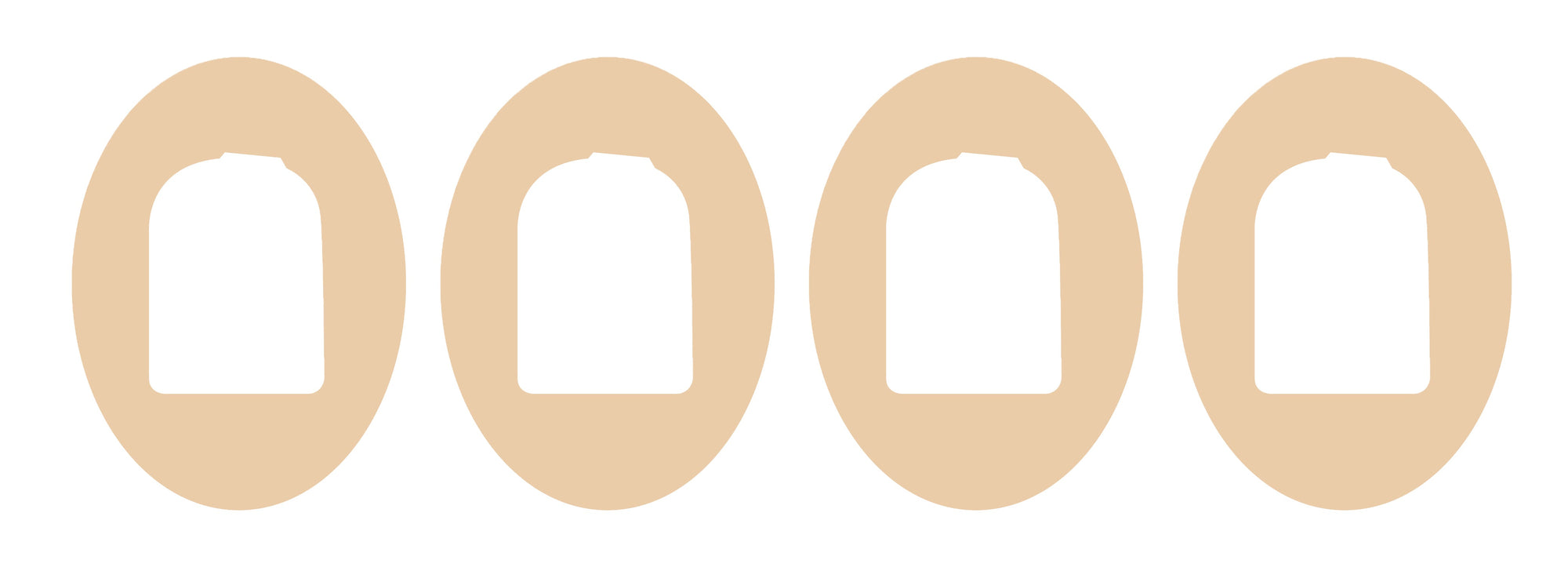 Ivory Patch+ Omnipod Tape - Pump Peelz