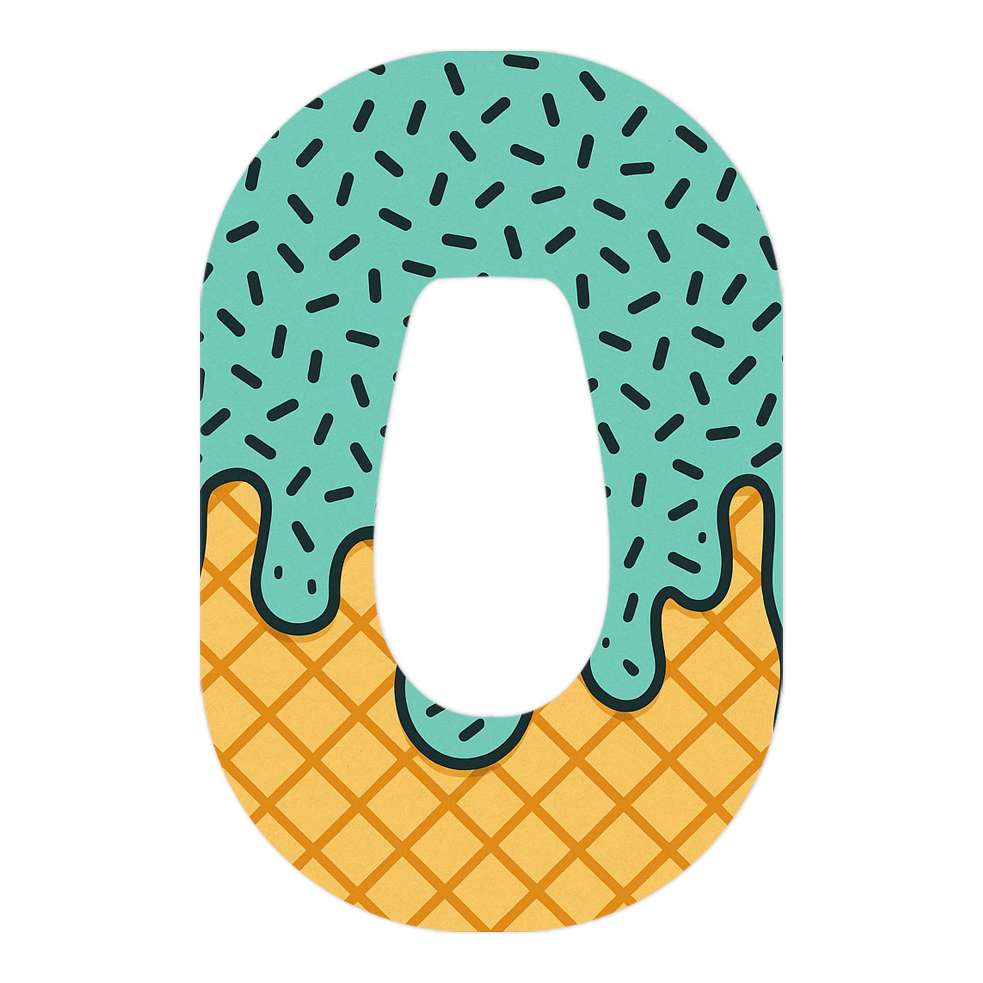 Ice Cream Social Dexcom G6 Patch Tape - Pump Peelz
