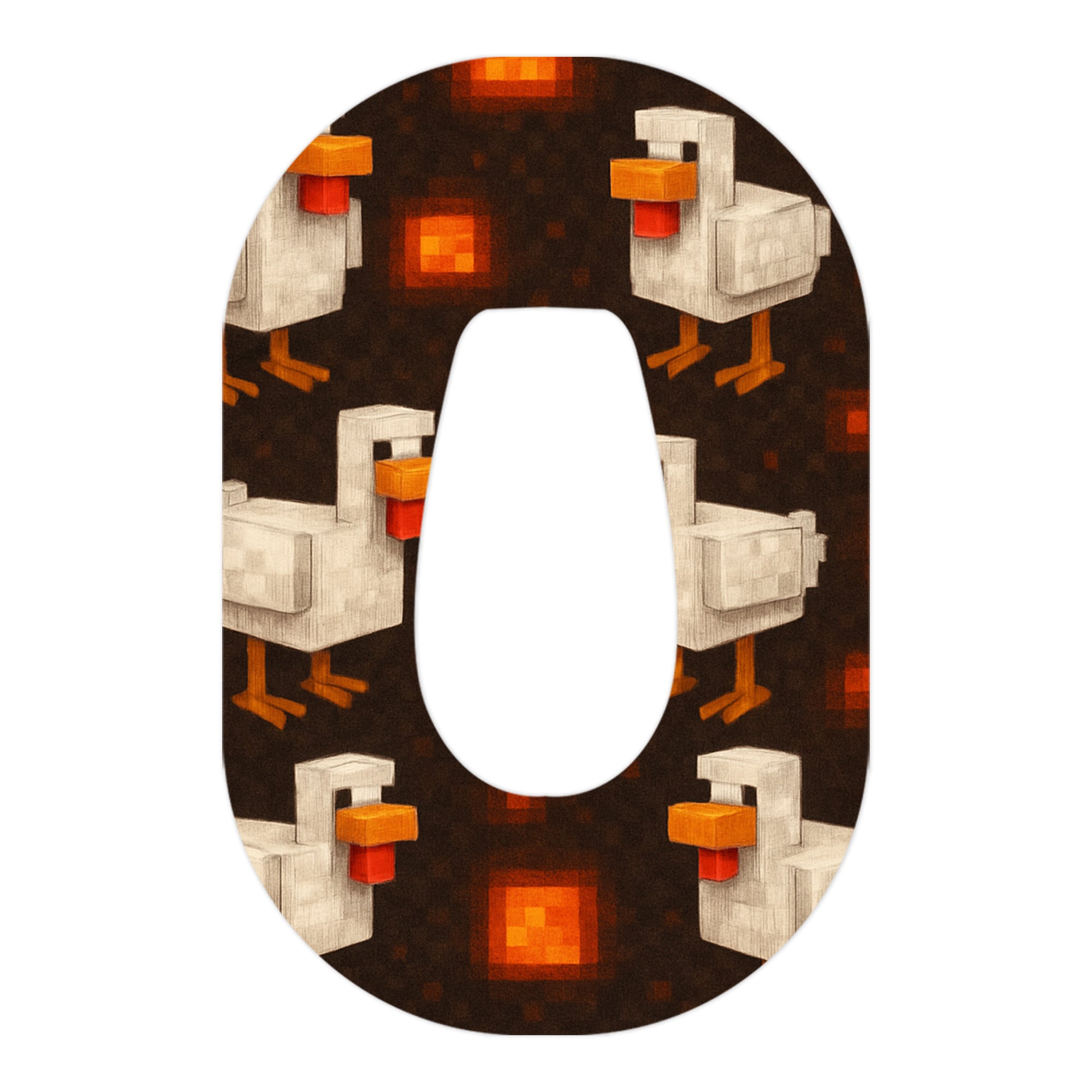 Inferno Chicken Dexcom G6 Patch Tape - Pump Peelz