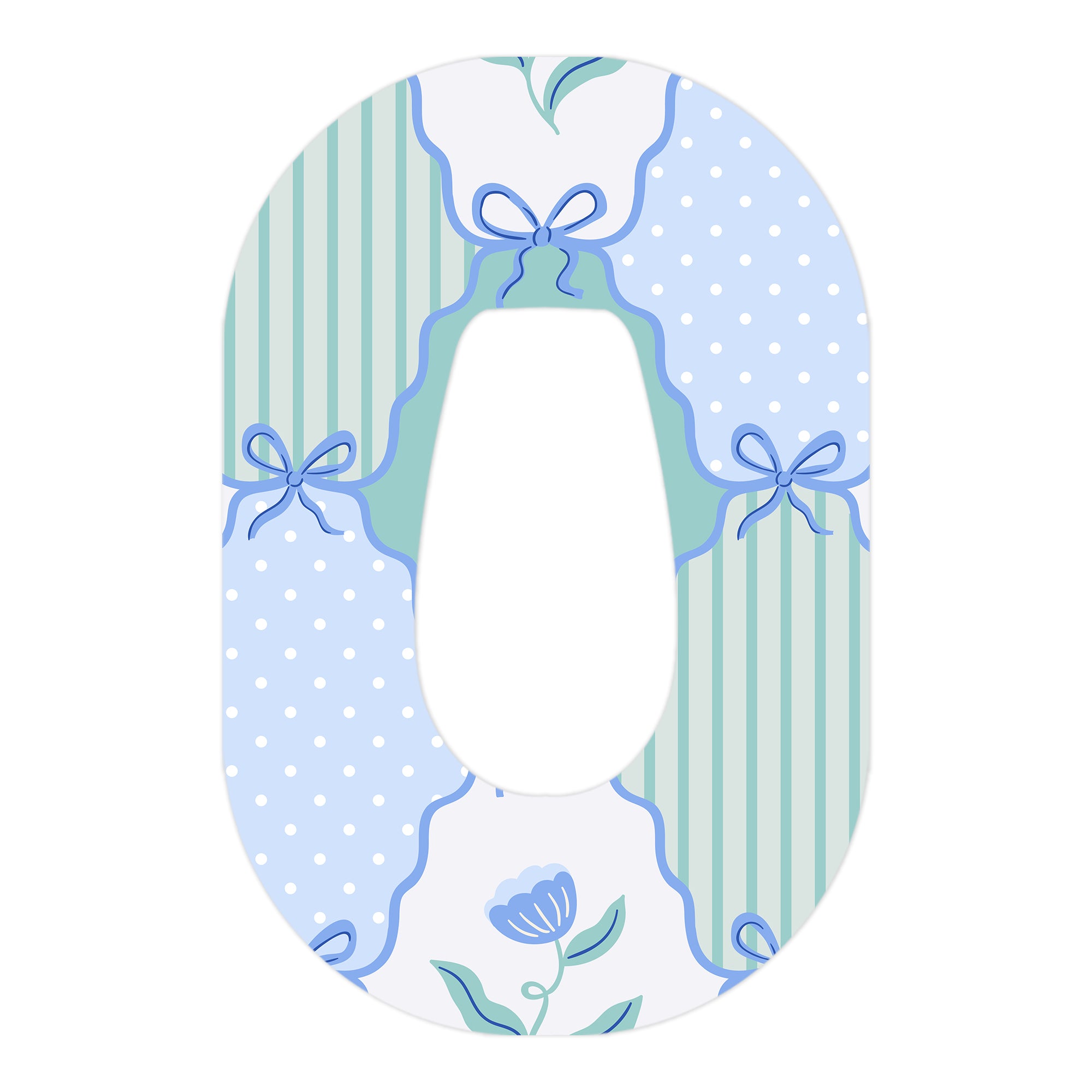 Cottage Bows Dexcom G6 Patch Tape - Pump Peelz