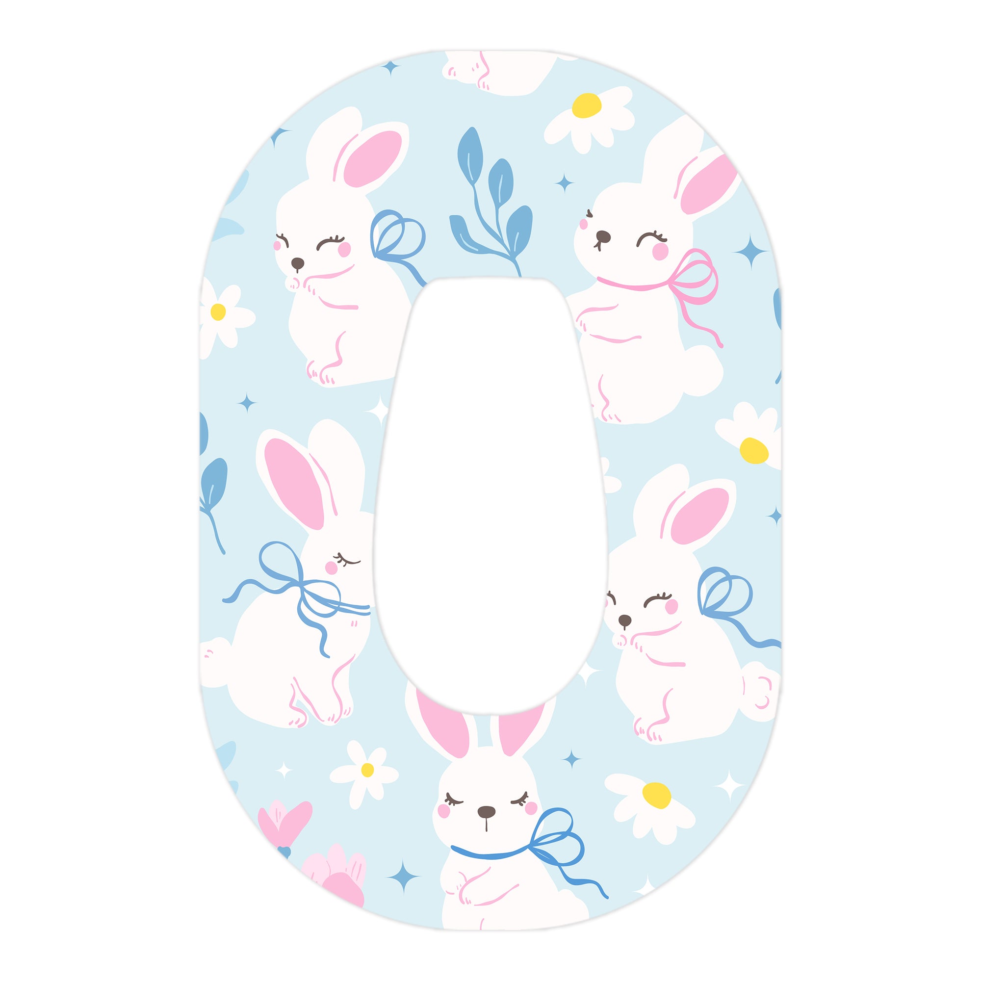 Sweet Bunnies Dexcom G6 Patch Tape - Pump Peelz