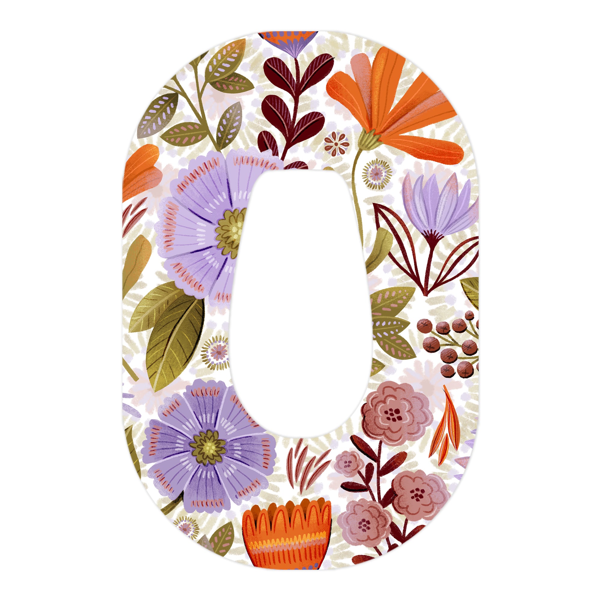 Autumn Meadow Dexcom G6 Patch Tape - Pump Peelz