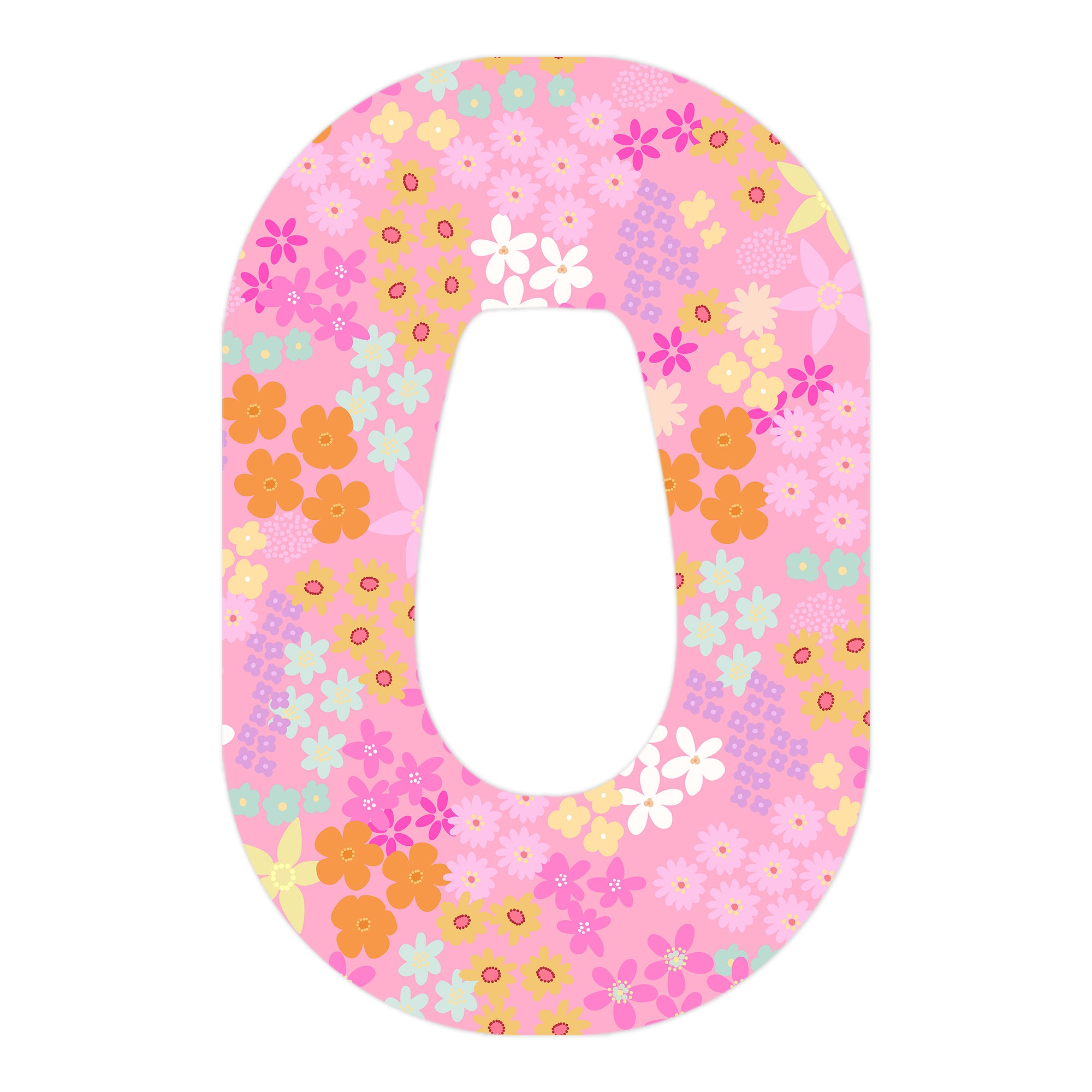 Pink Petals Dexcom G6 Patch Tape - Pump Peelz