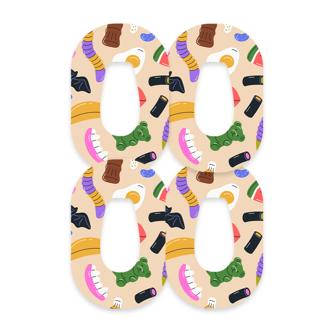 Candy Chaos Dexcom G6 Patch Tape - Pump Peelz