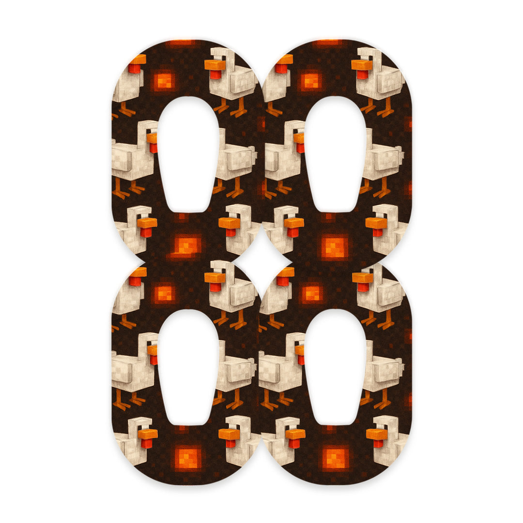 Inferno Chicken Dexcom G6 Patch Tape - Pump Peelz