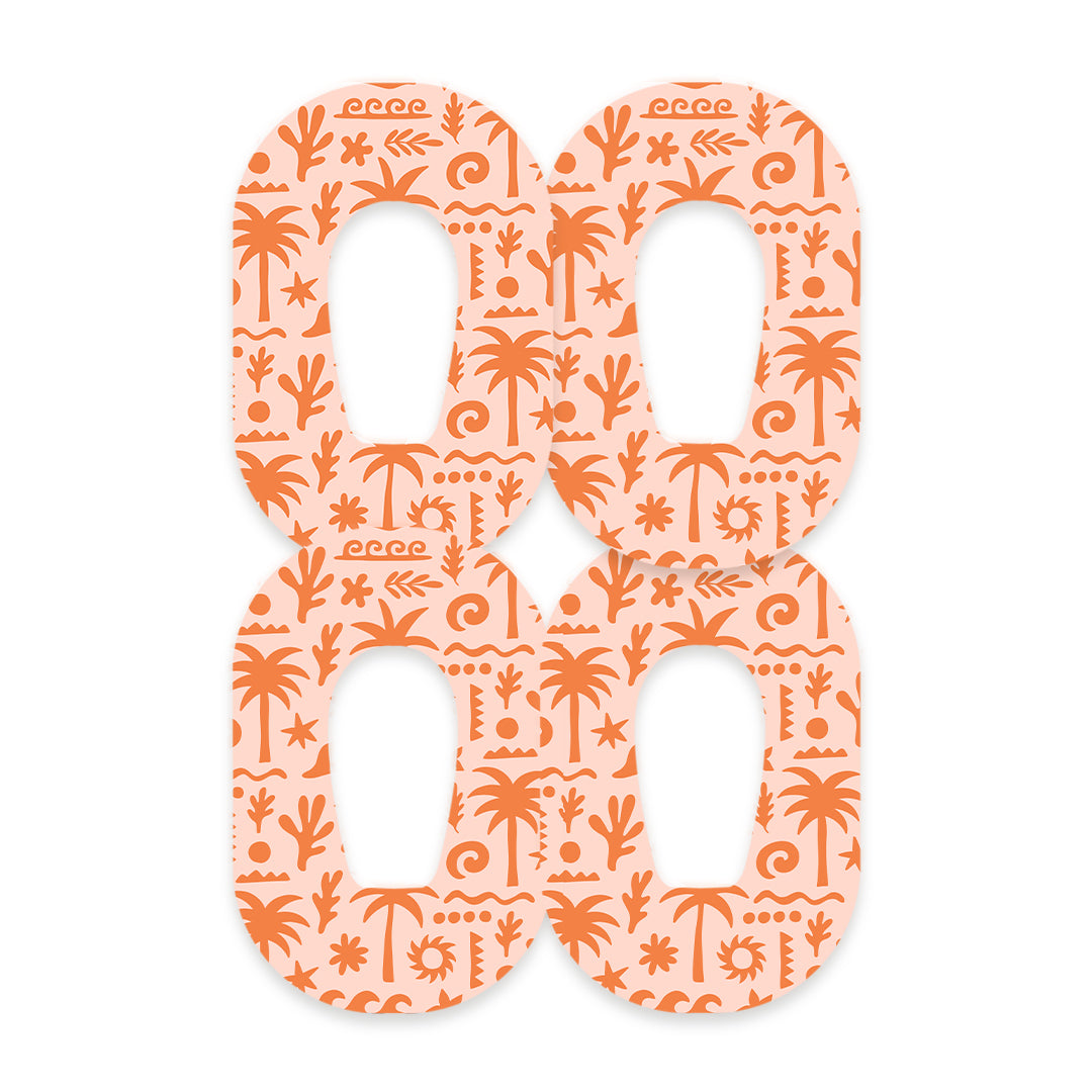 Terracotta Tides Dexcom G6 Patch Tape - Pump Peelz