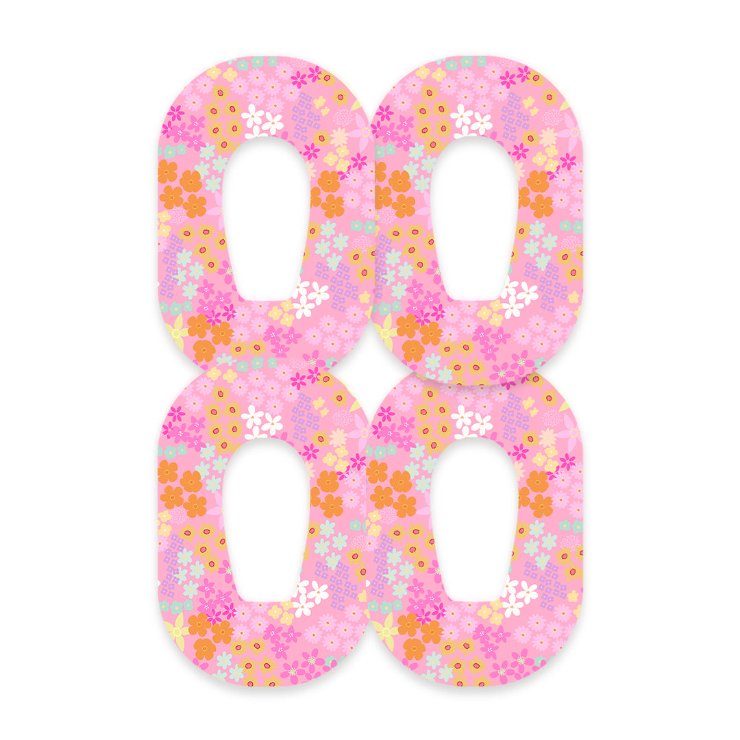 Pink Petals Dexcom G6 Patch Tape - Pump Peelz