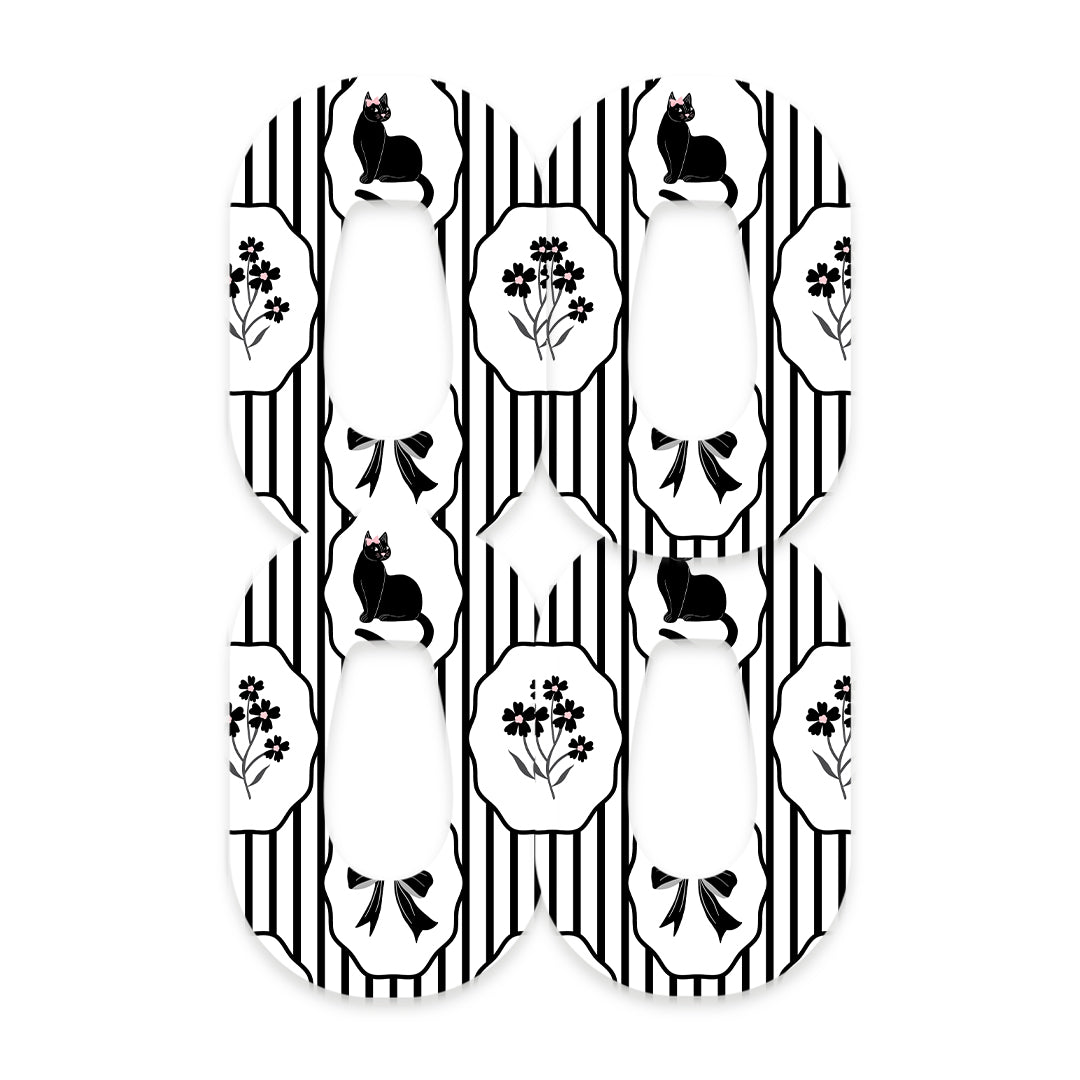 Midnight Cat Dexcom G6 Patch Tape - Pump Peelz