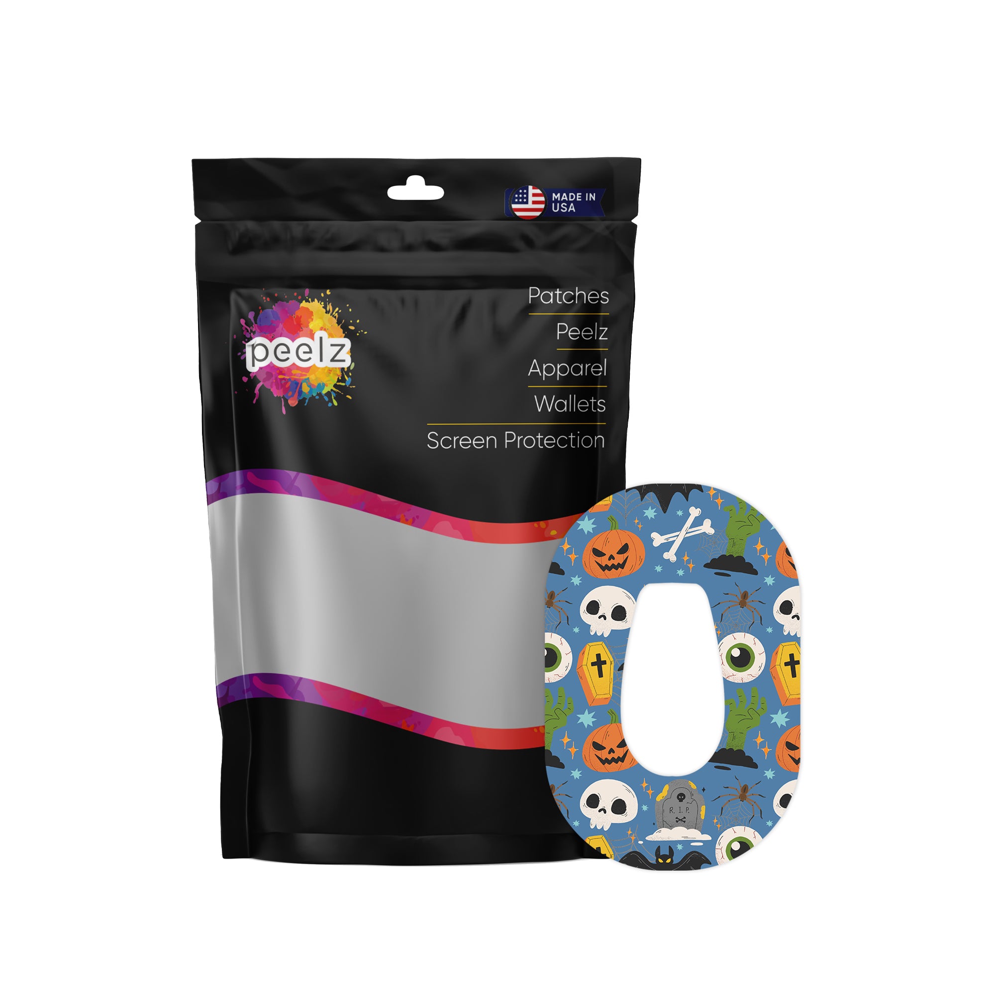 Spooky Night Dexcom G6 Patch Tape - Pump Peelz