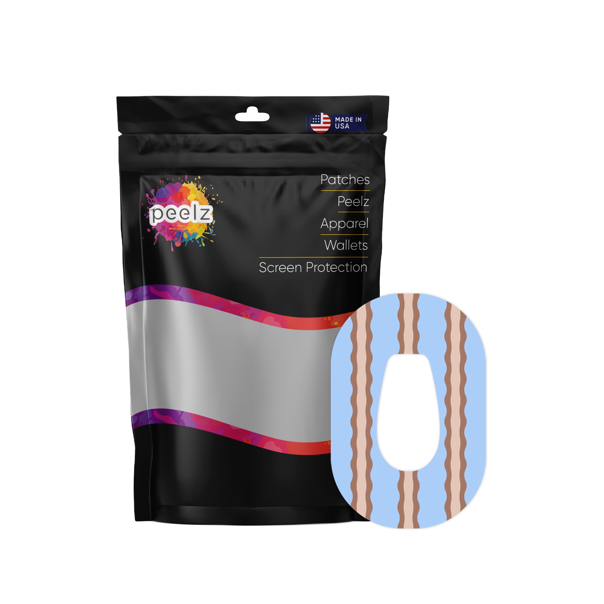 Boardwalk Waves Dexcom G6 Patch Tape - Pump Peelz
