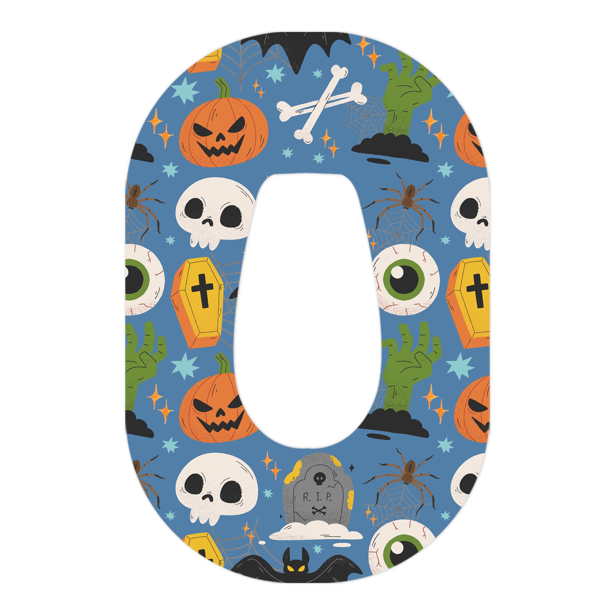 Spooky Night Dexcom G6 Patch Tape - Pump Peelz