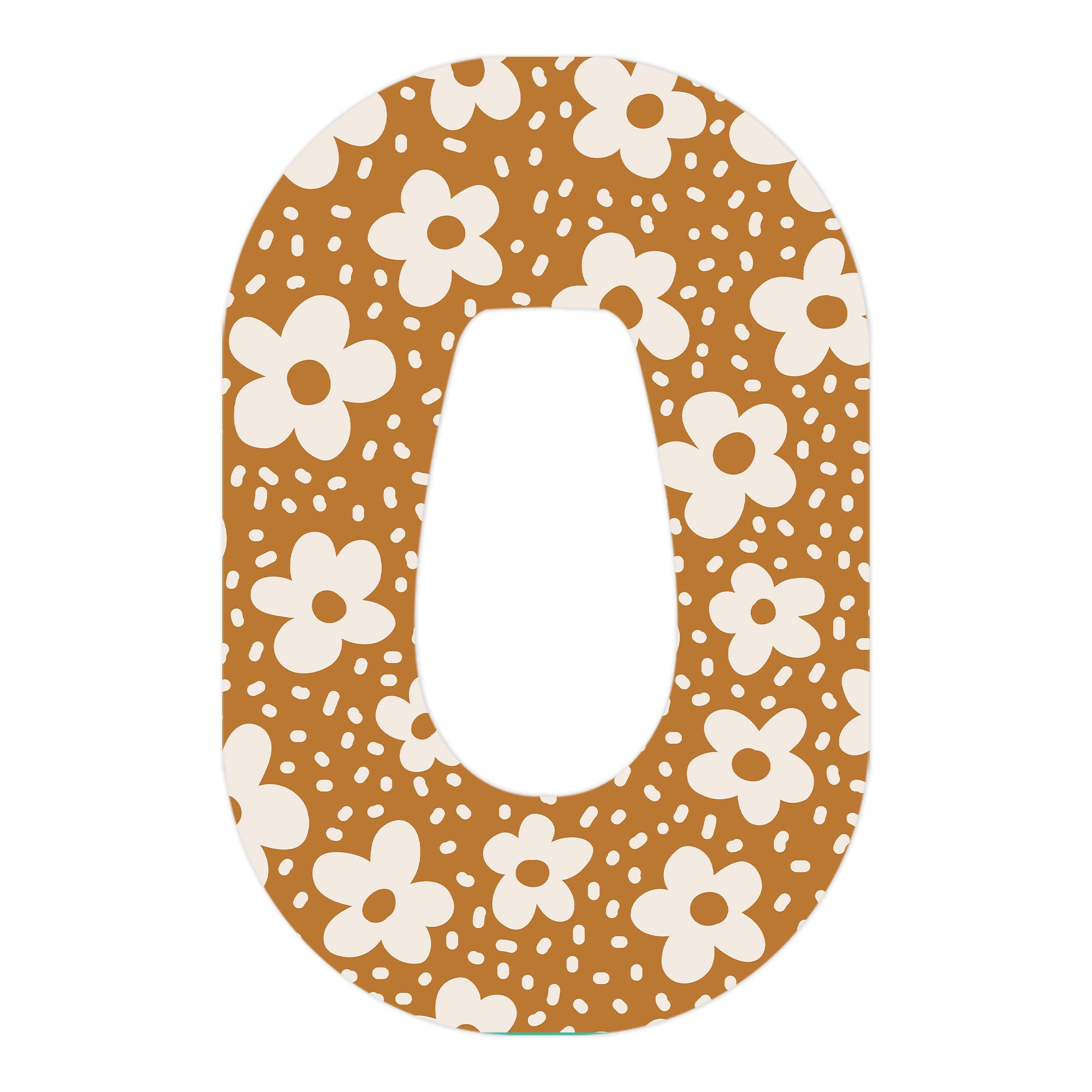 Caramel Daisies Dexcom G6 Patch Tape - Pump Peelz