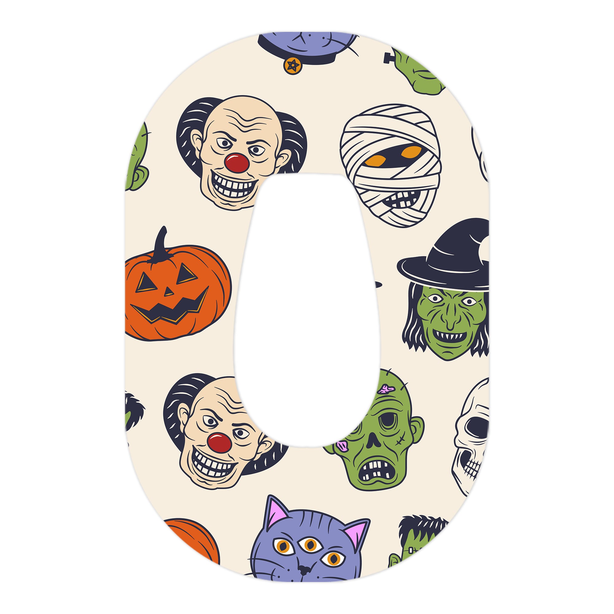 Monster Mash Dexcom G6 Patch Tape - Pump Peelz