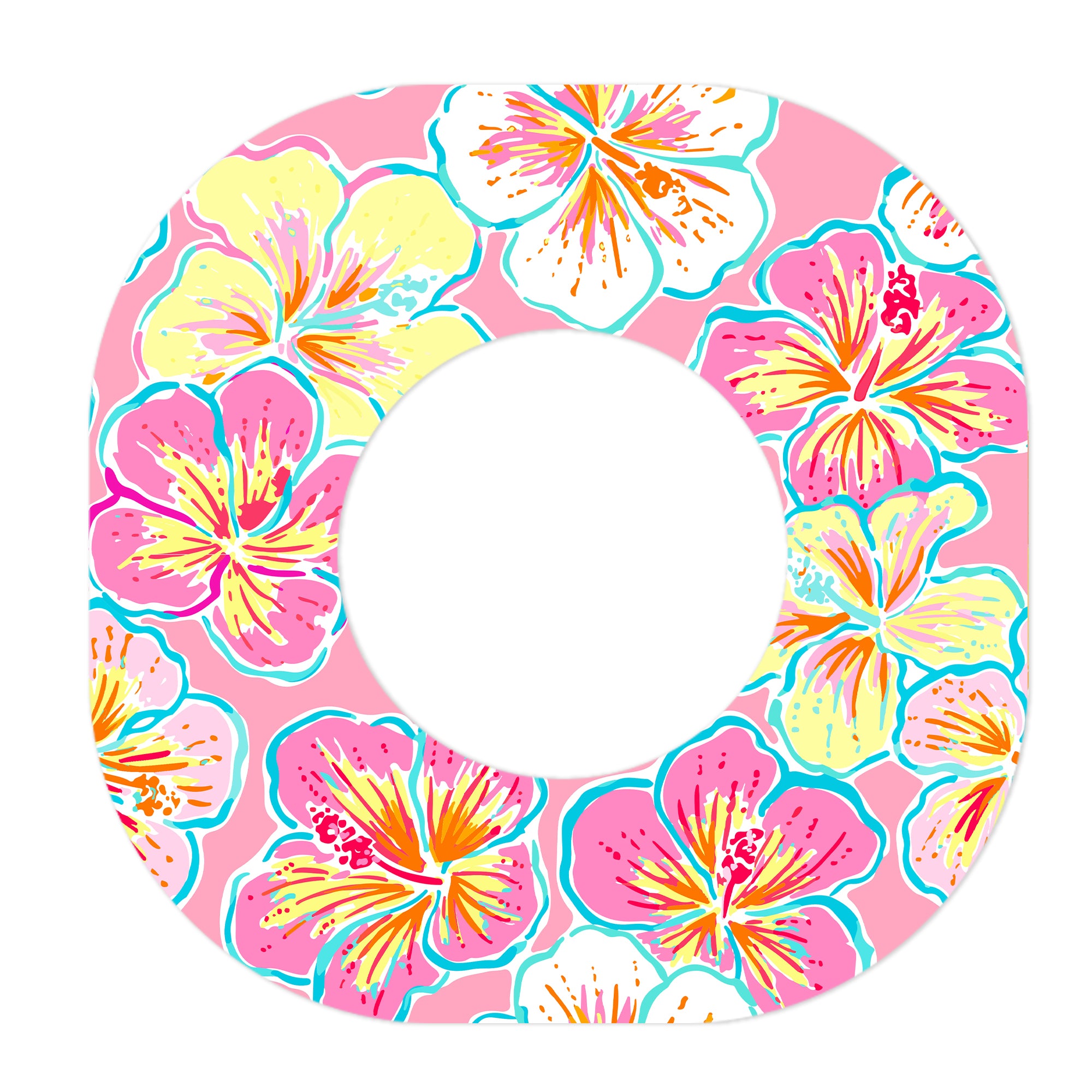 Tropic Crush Dexcom G7 and Stelo Patch Tape - Pump Peelz