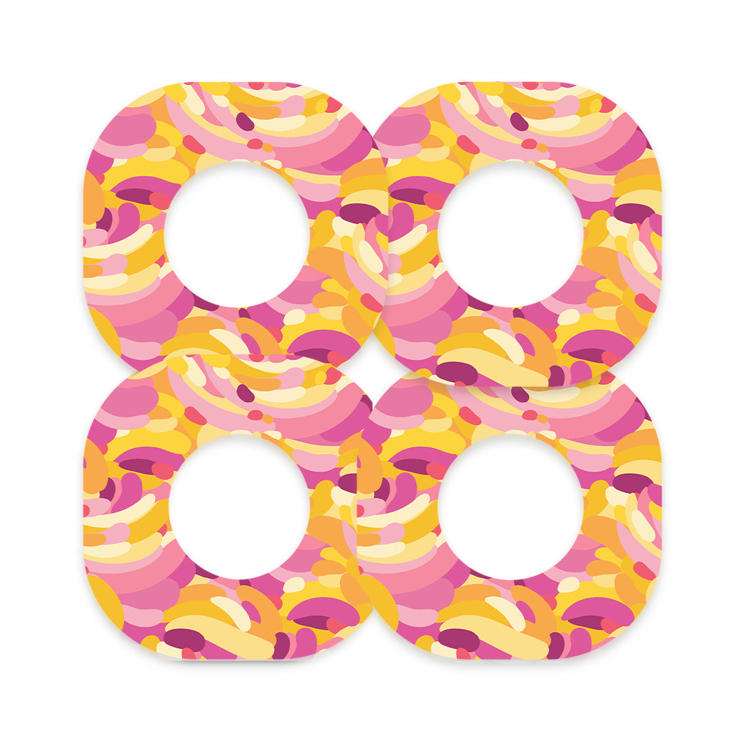 Jelly Swirl Dexcom G7 and Stelo Patch Tape - Pump Peelz