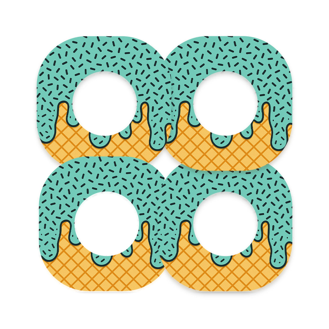 Ice Cream Social Dexcom G7 and Stelo Patch Tape - Pump Peelz