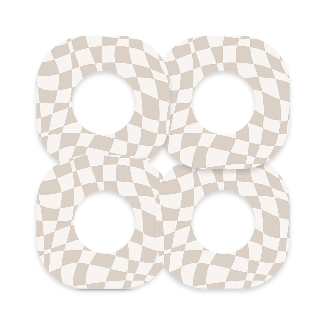 Creamy Check Dexcom G7 and Stelo Patch Tape - Pump Peelz