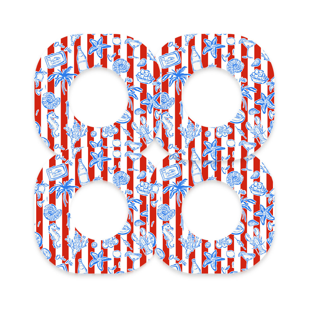 Spritz Parade Dexcom G7 and Stelo Patch Tape - Pump Peelz