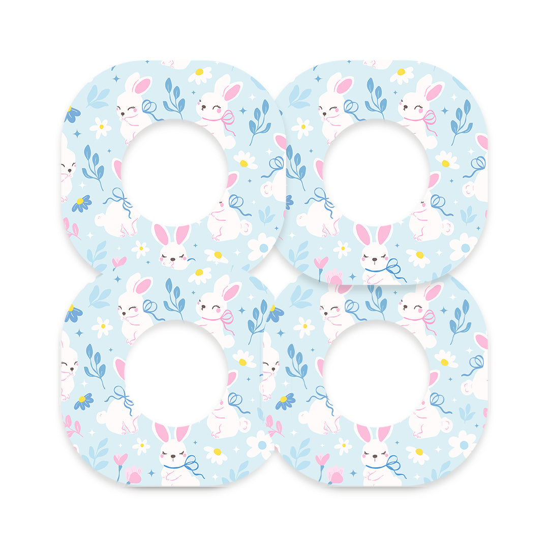 Sweet Bunnies Dexcom G7 and Stelo Patch Tape - Pump Peelz