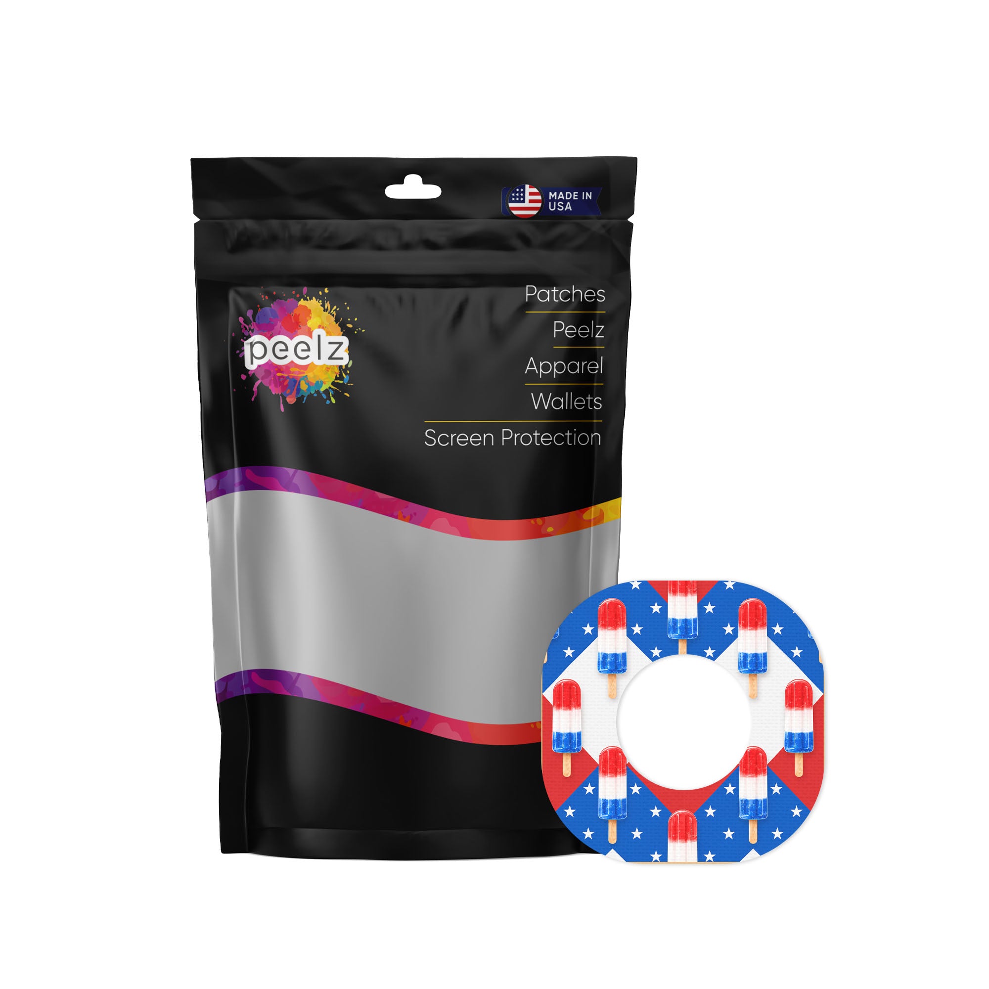 Americana Dexcom G7 and Stelo Patch Tape - Pump Peelz