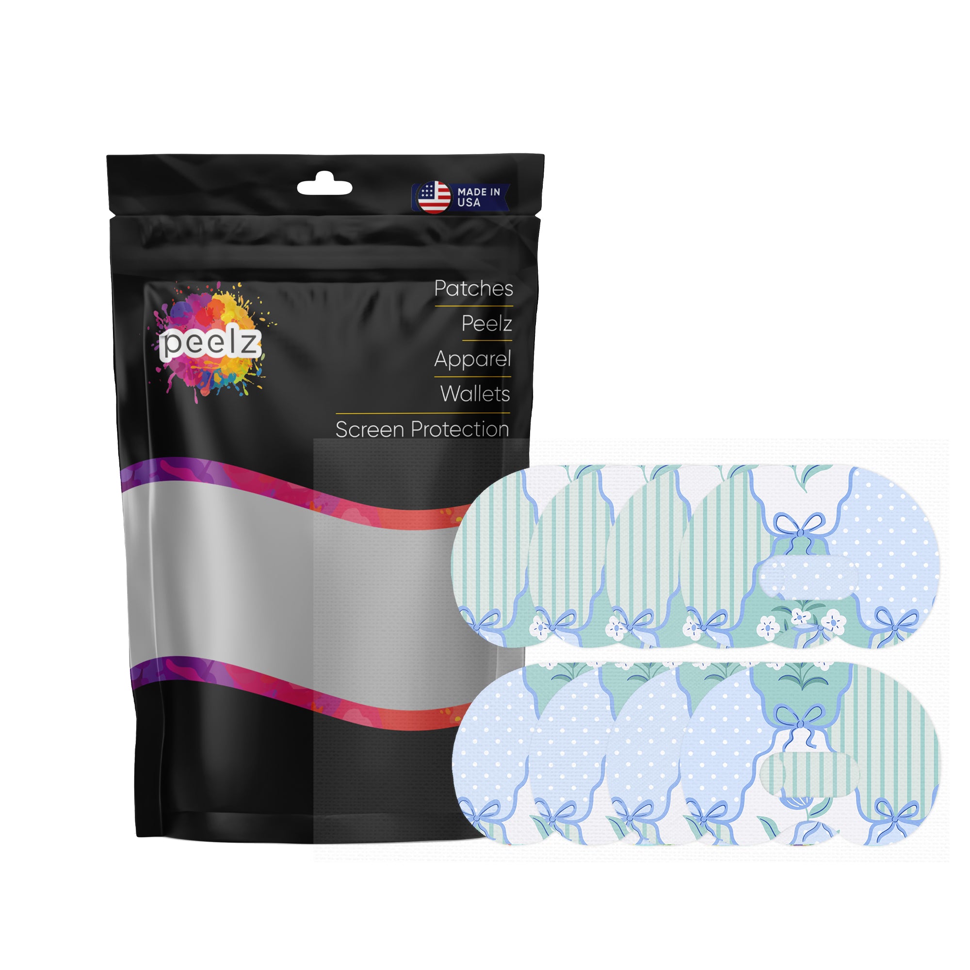 Cottage Bows Medtronic Guardian Connect Patch Tape - Pump Peelz