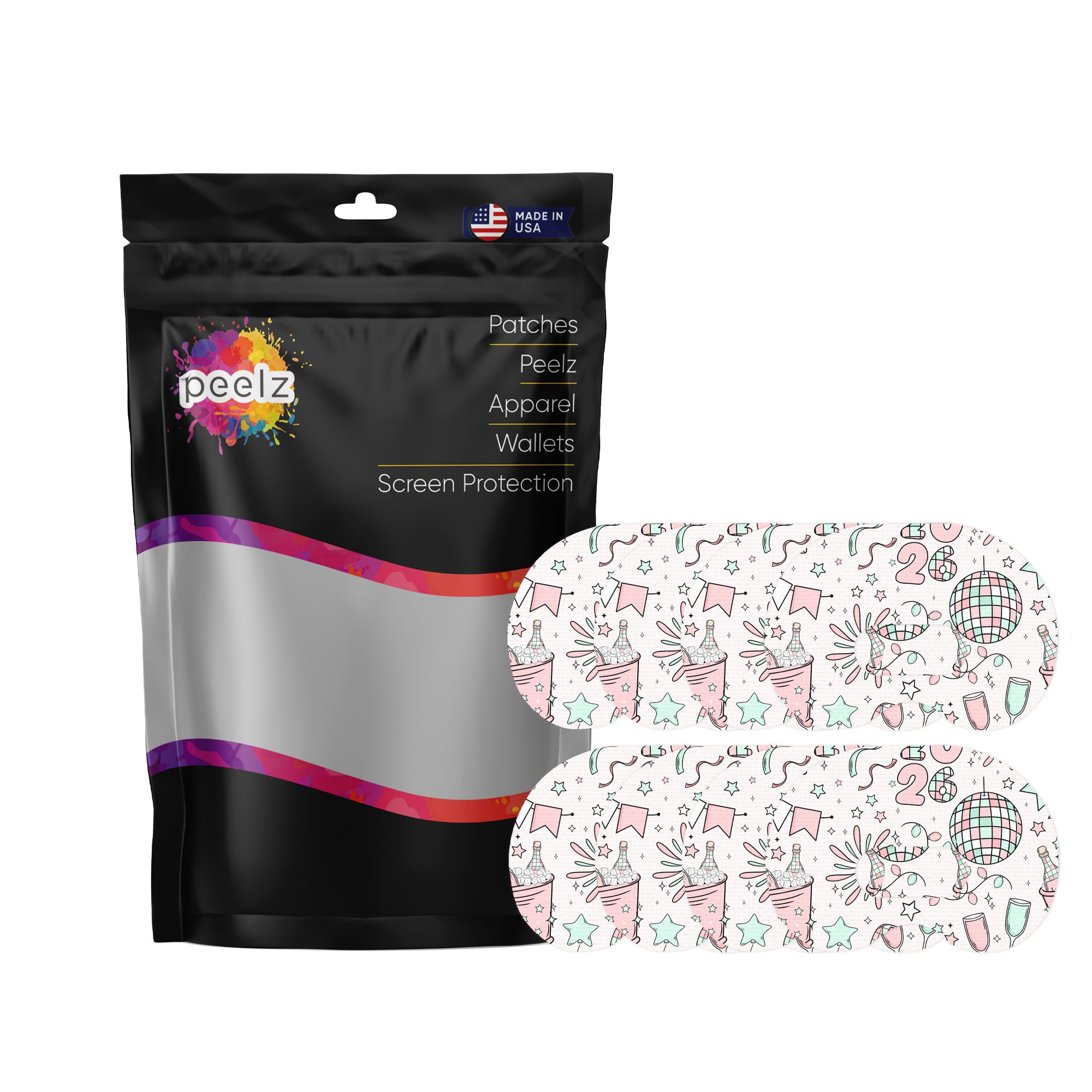 Cheers to '26 Medtronic Guardian Connect Patch Tape - Pump Peelz