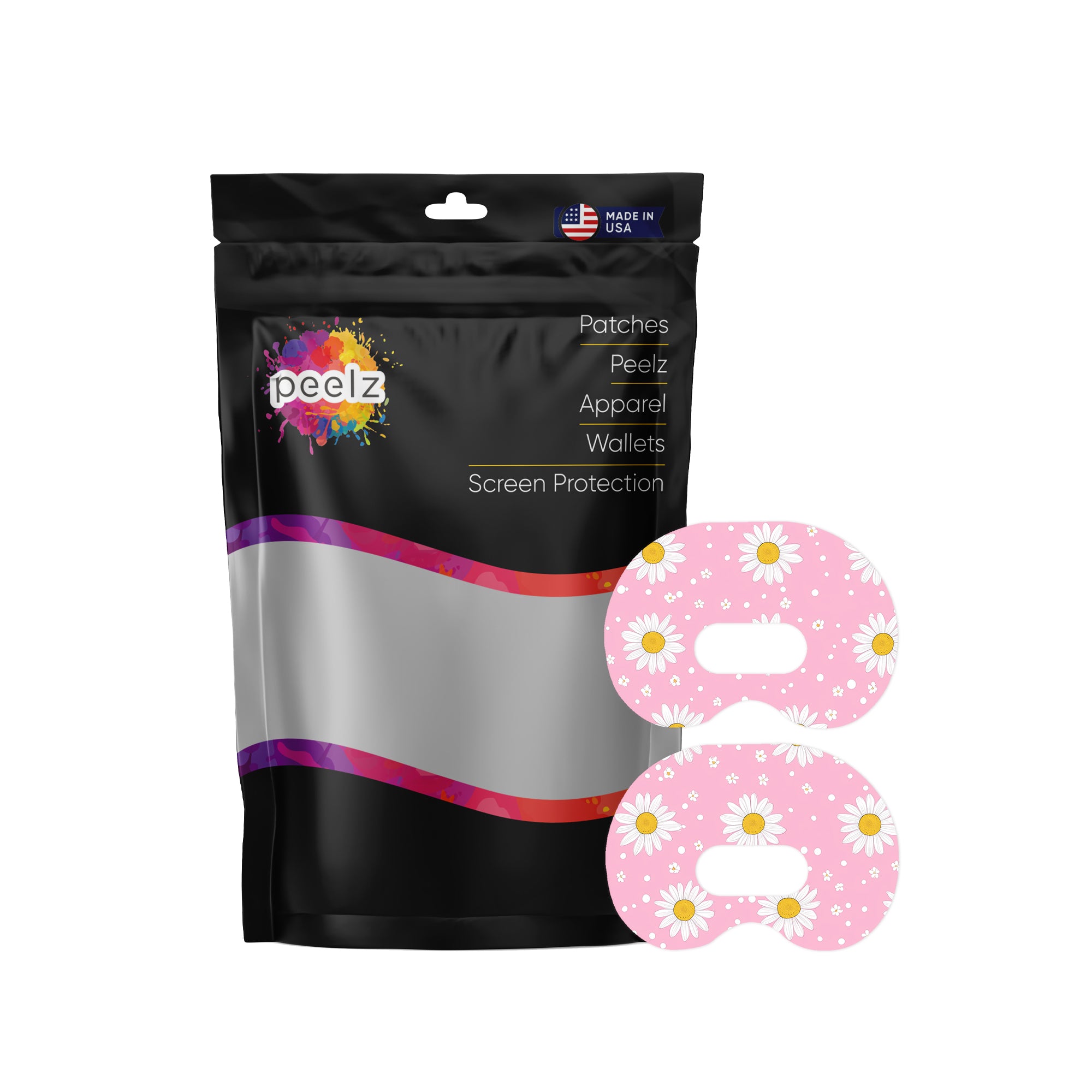 Spring Daisy Medtronic Guardian Connect Patch Tape - Pump Peelz