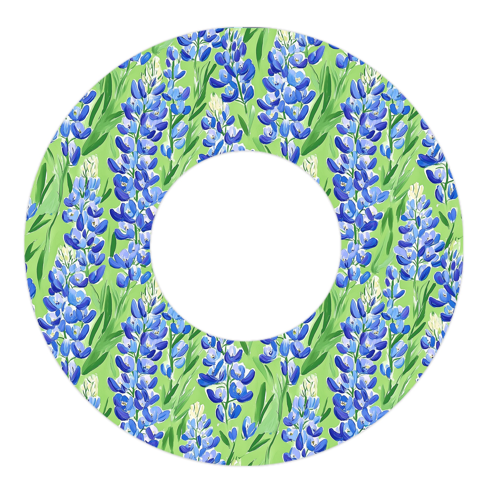 Blue Blooms Freestyle Libre 2 Patch Tape - Pump Peelz