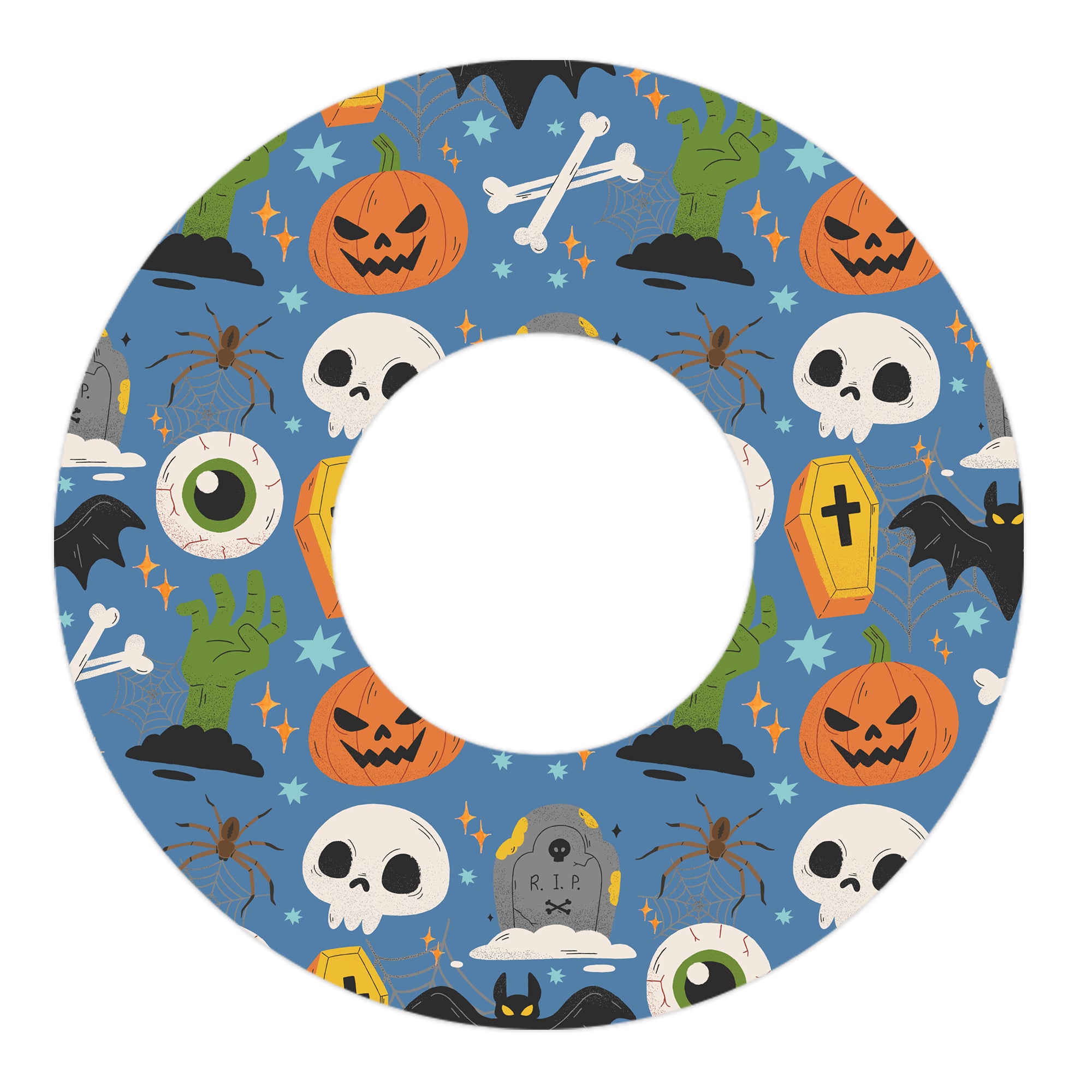 Spooky Night Freestyle Libre 2 Patch Tape - Pump Peelz