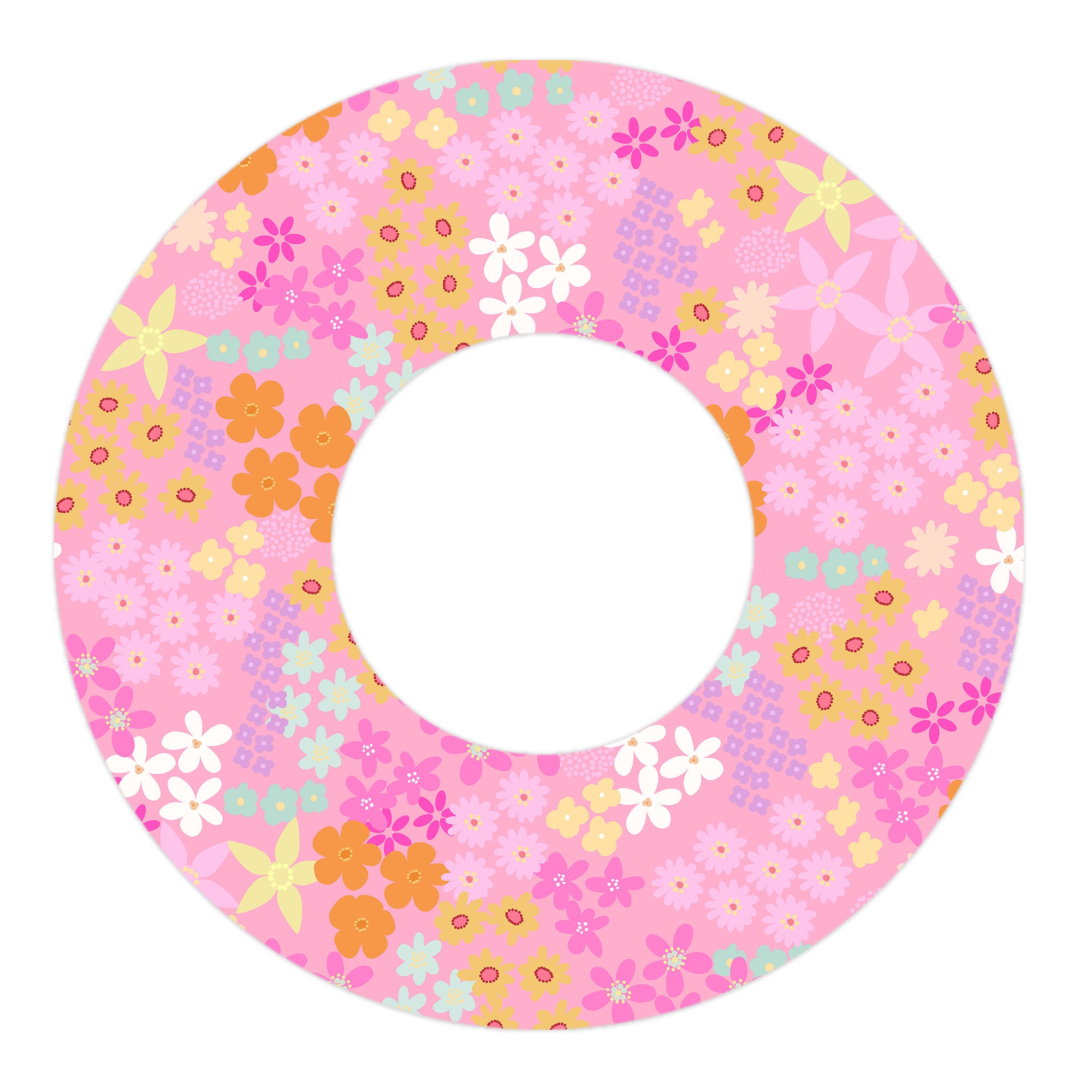 Pink Petals Freestyle Libre 2 Patch Tape - Pump Peelz