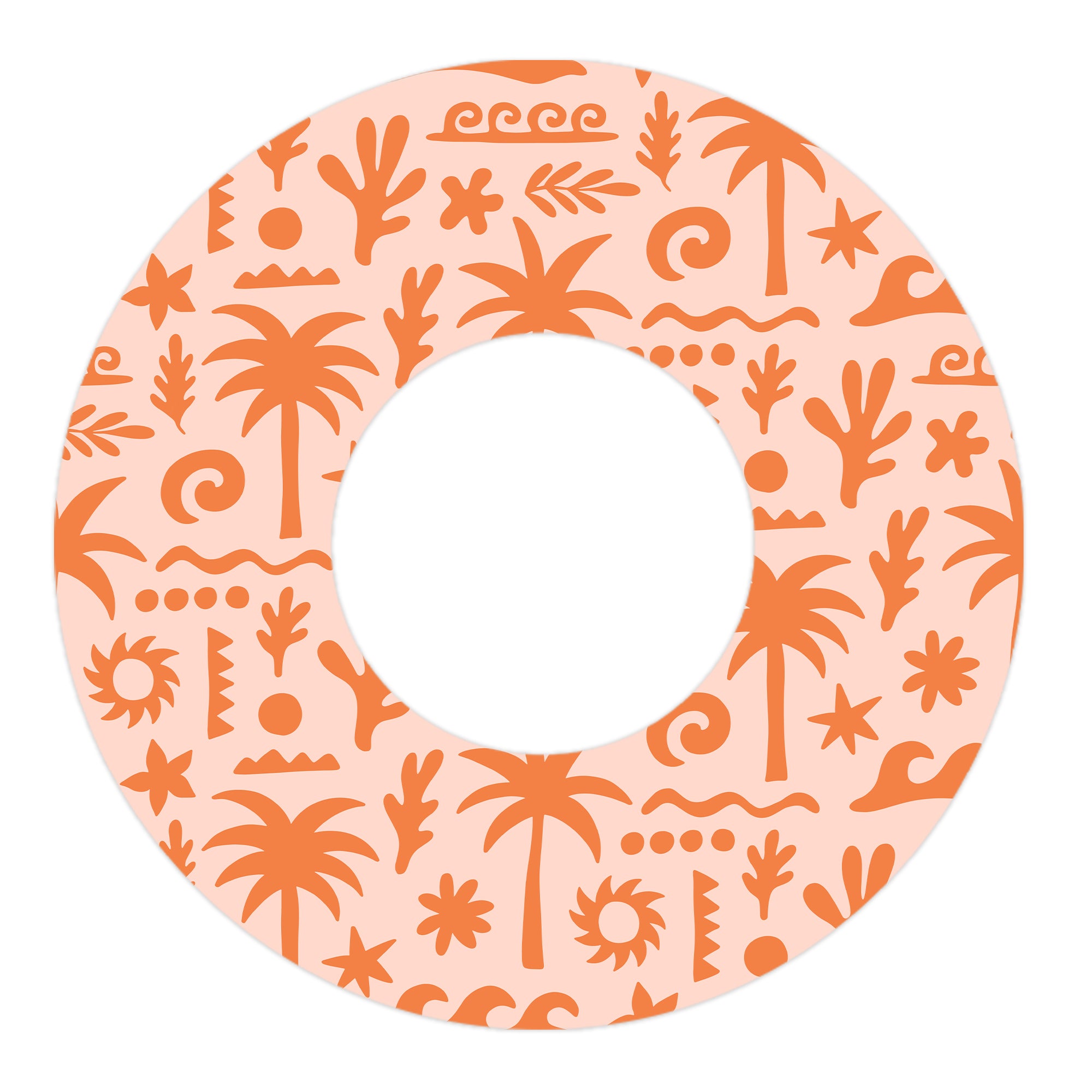 Terracotta Tides Freestyle Libre 2 Patch Tape - Pump Peelz